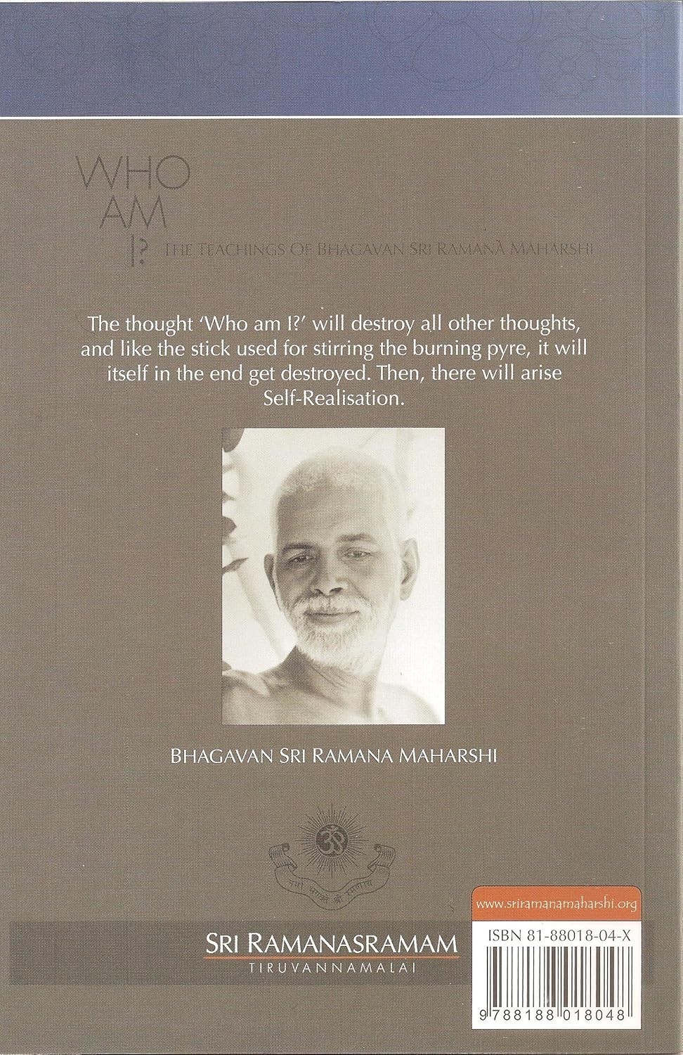 Who Am I?: The Teachings of Bhagavan Sri Ramana Maharshi – Paperback
