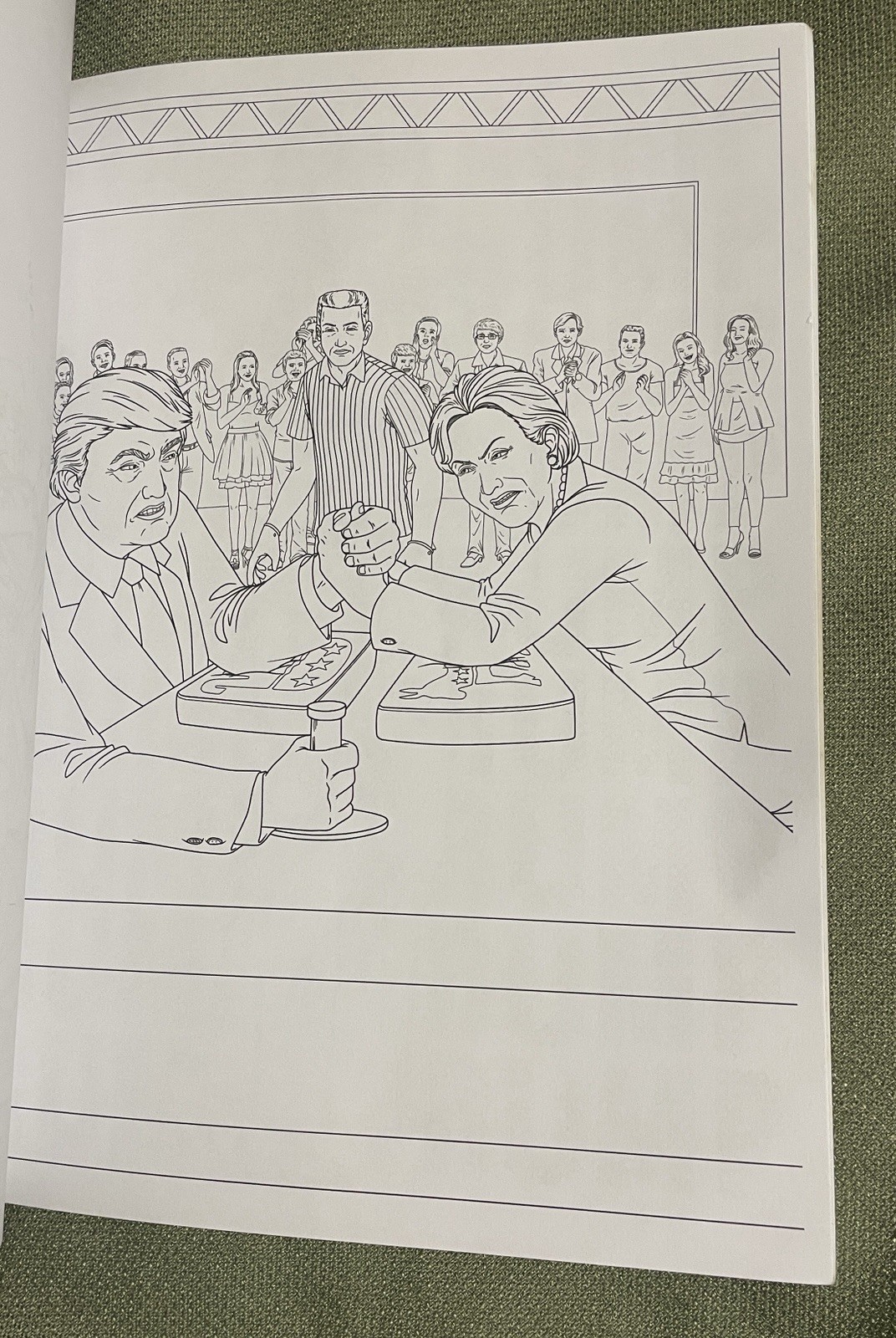 “THE TRUMP COLORING BOOK” by M.G. ANTHONY President Donald J POST HILL PRESS