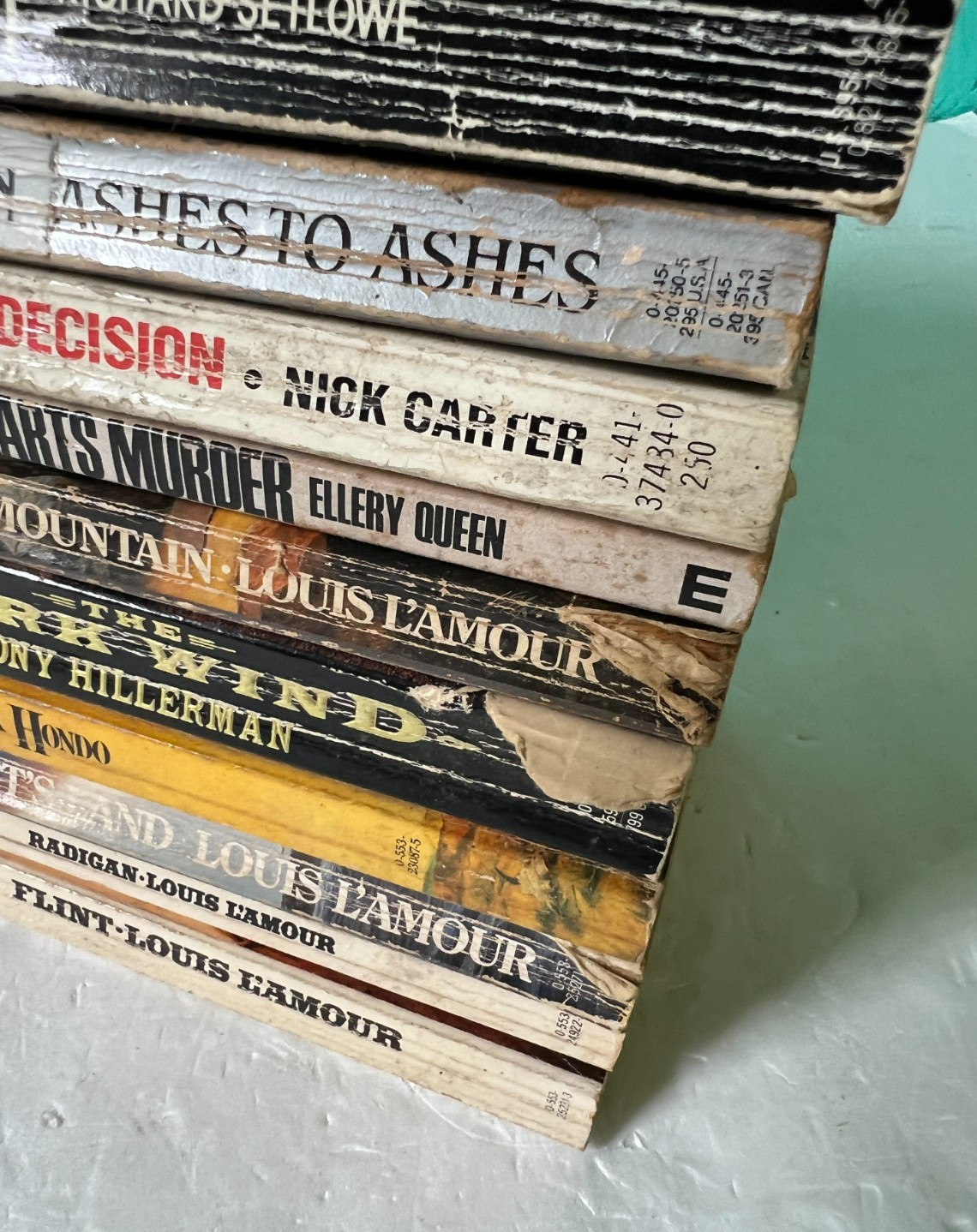 Action Lot of 12 Books Survivalist Louis Lamour Thriller Mystery Western 80’s