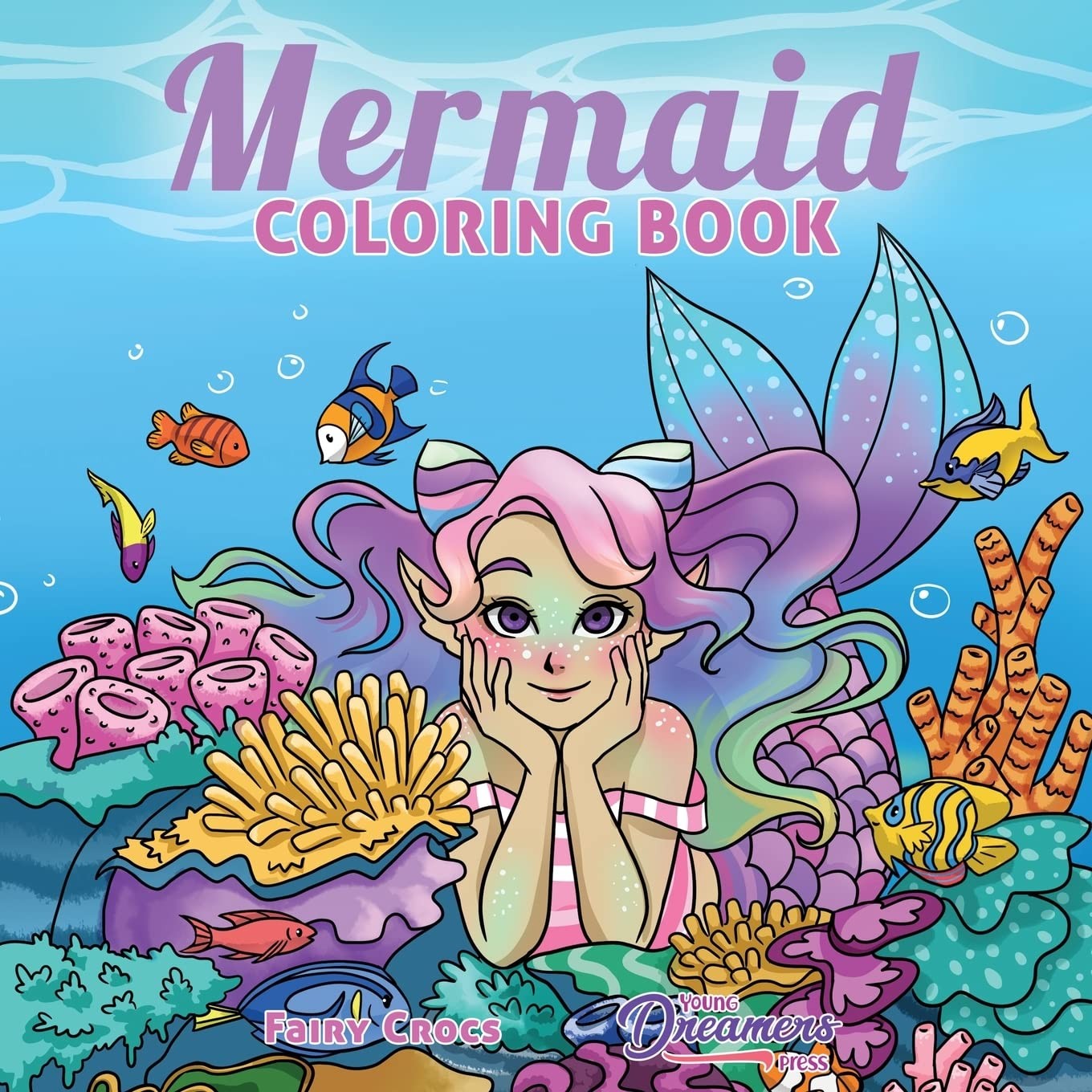 Mermaid Coloring Book: For Ages 4-8, 9-12