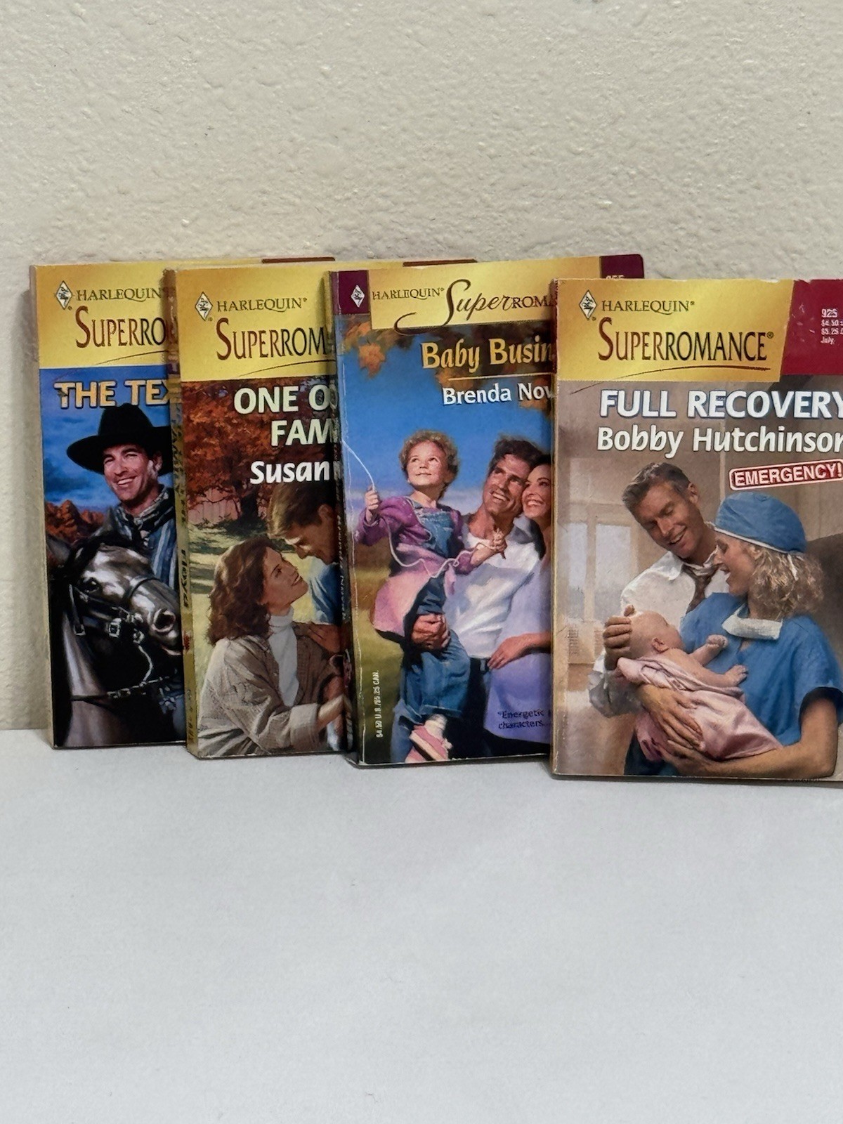 Harlequin Super Romance Series Lot 4 Paperback Books