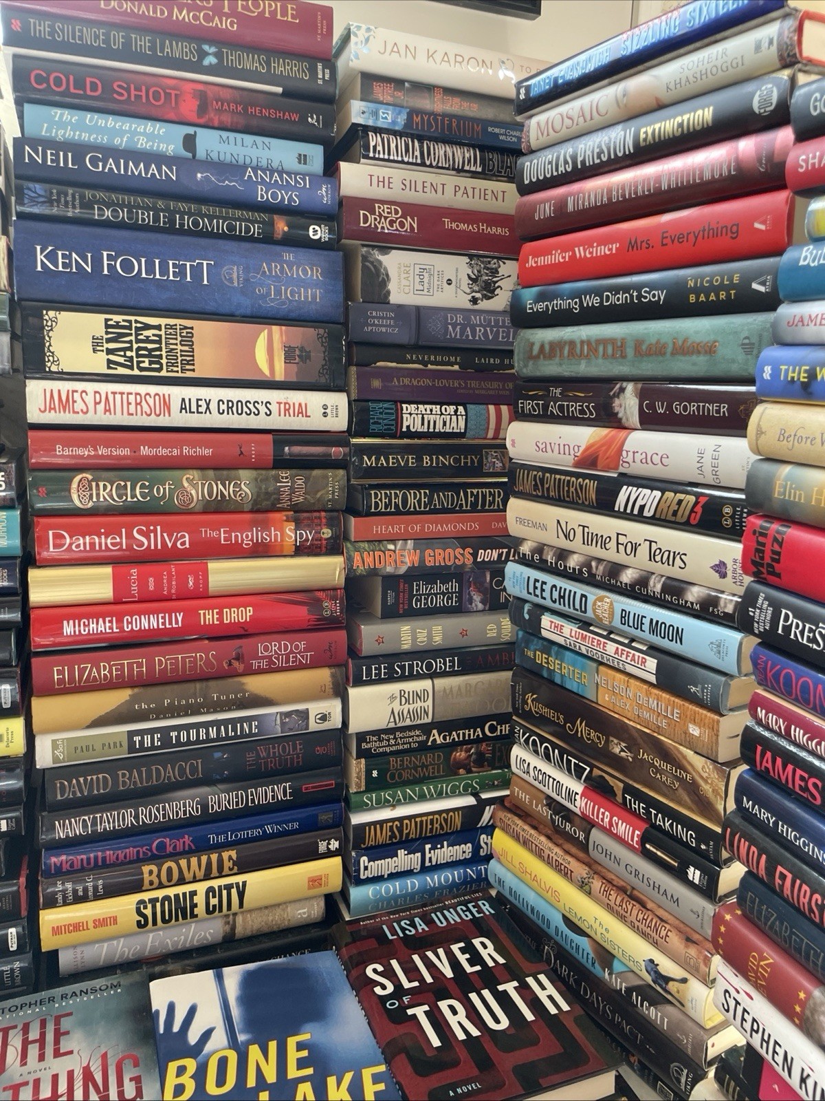 10 Pounds Assorted Fiction Hardcover PBK Books Mass Market Various Genres Good