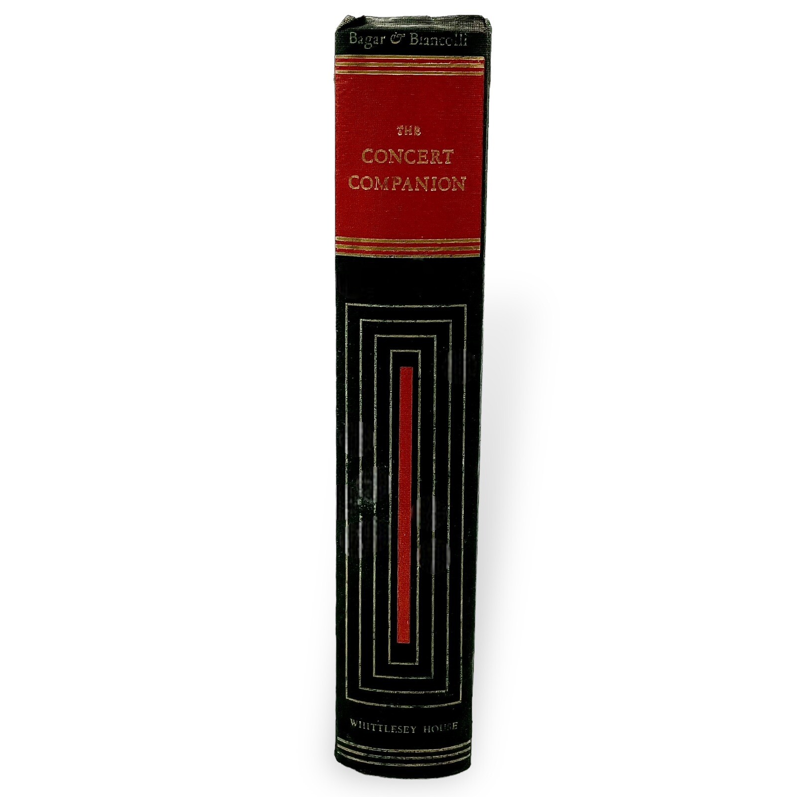 CONCERT COMPANION GUIDE SYMPHONIC MUSIC 1947 HC Bagar Biancolli EUC