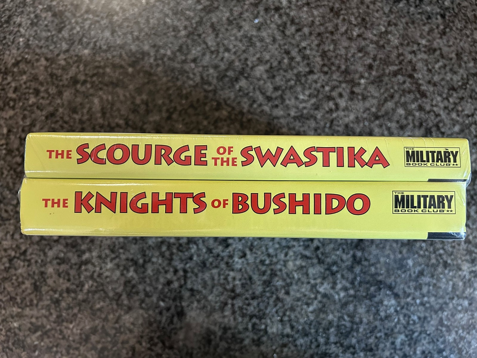 Scourge of the Swastika & Knights of Bushido Lord Russell Military Book Club Set