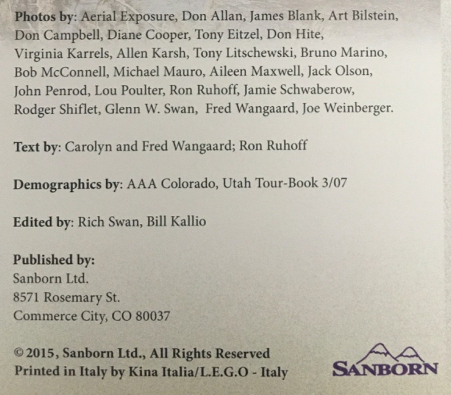 A Photographic Journey Through Colorado Book 80 Pages