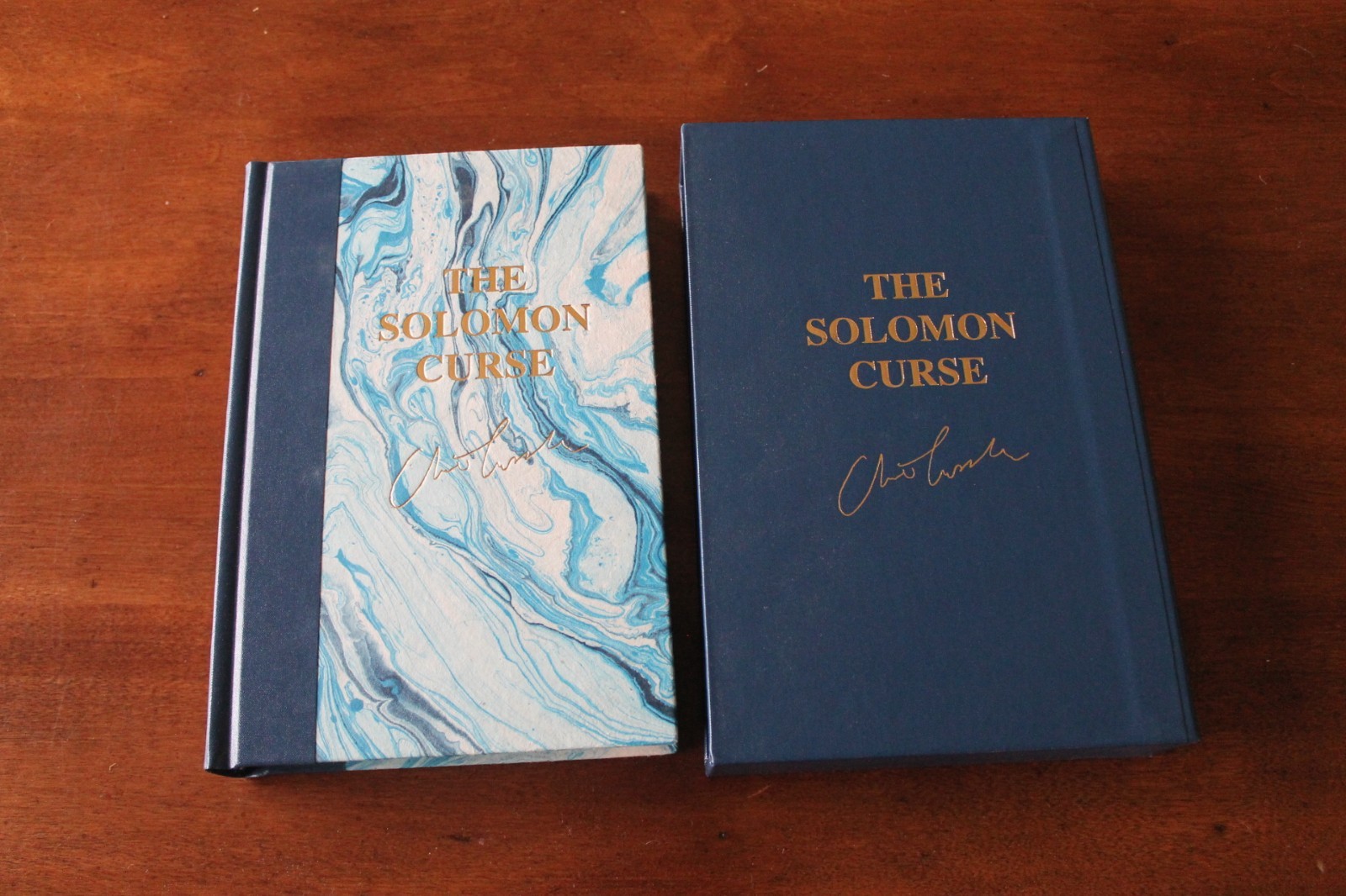 Clive CUSSLER – THE SOLOMON CURSE – Signed x2 NORWOOD NUMBERED EDITION SLIPCASE