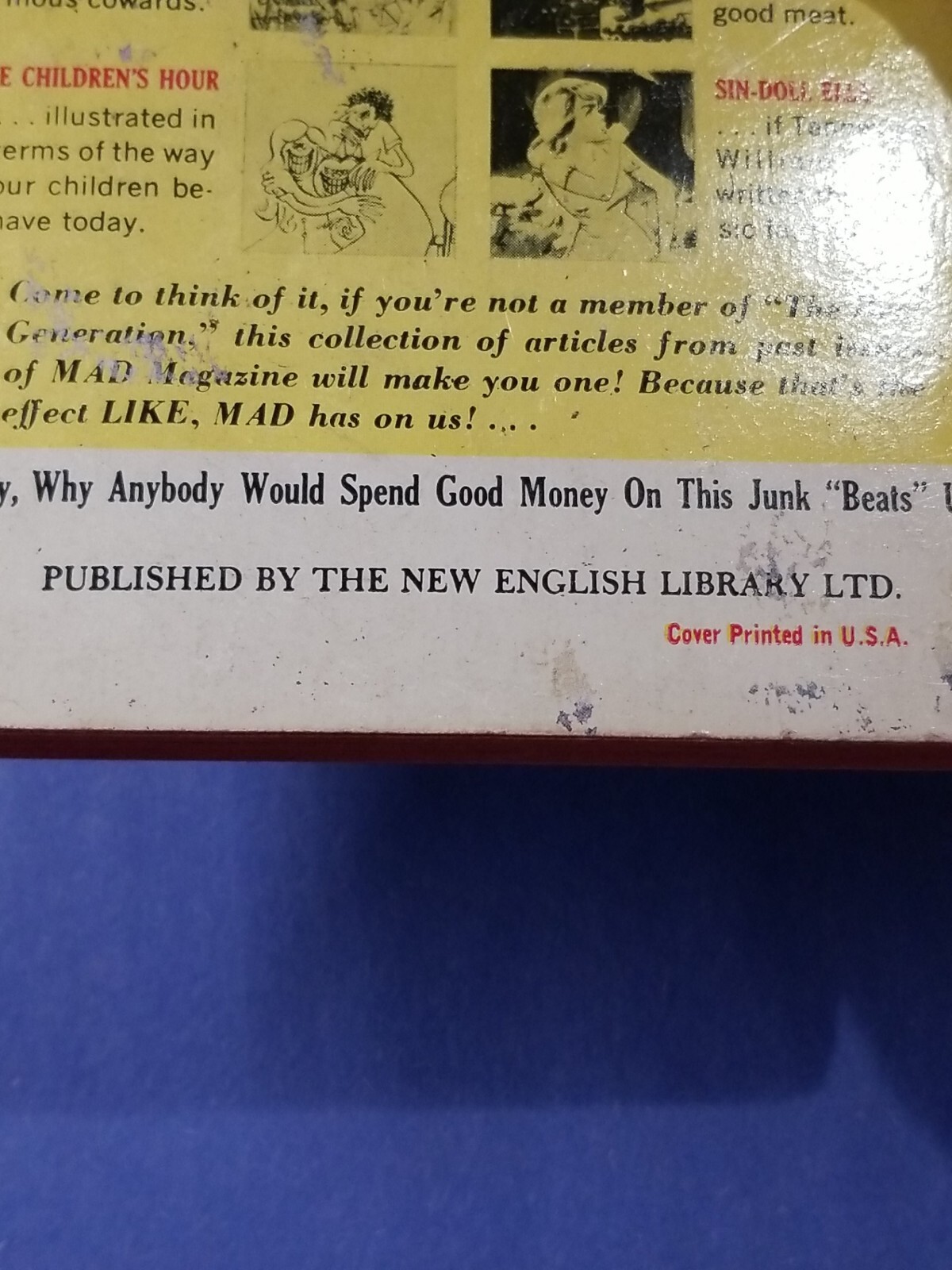 UNITED KINGDOM MAD Magazine Paperback Book: #9 LIKE, MAD 1960 11TH GVG