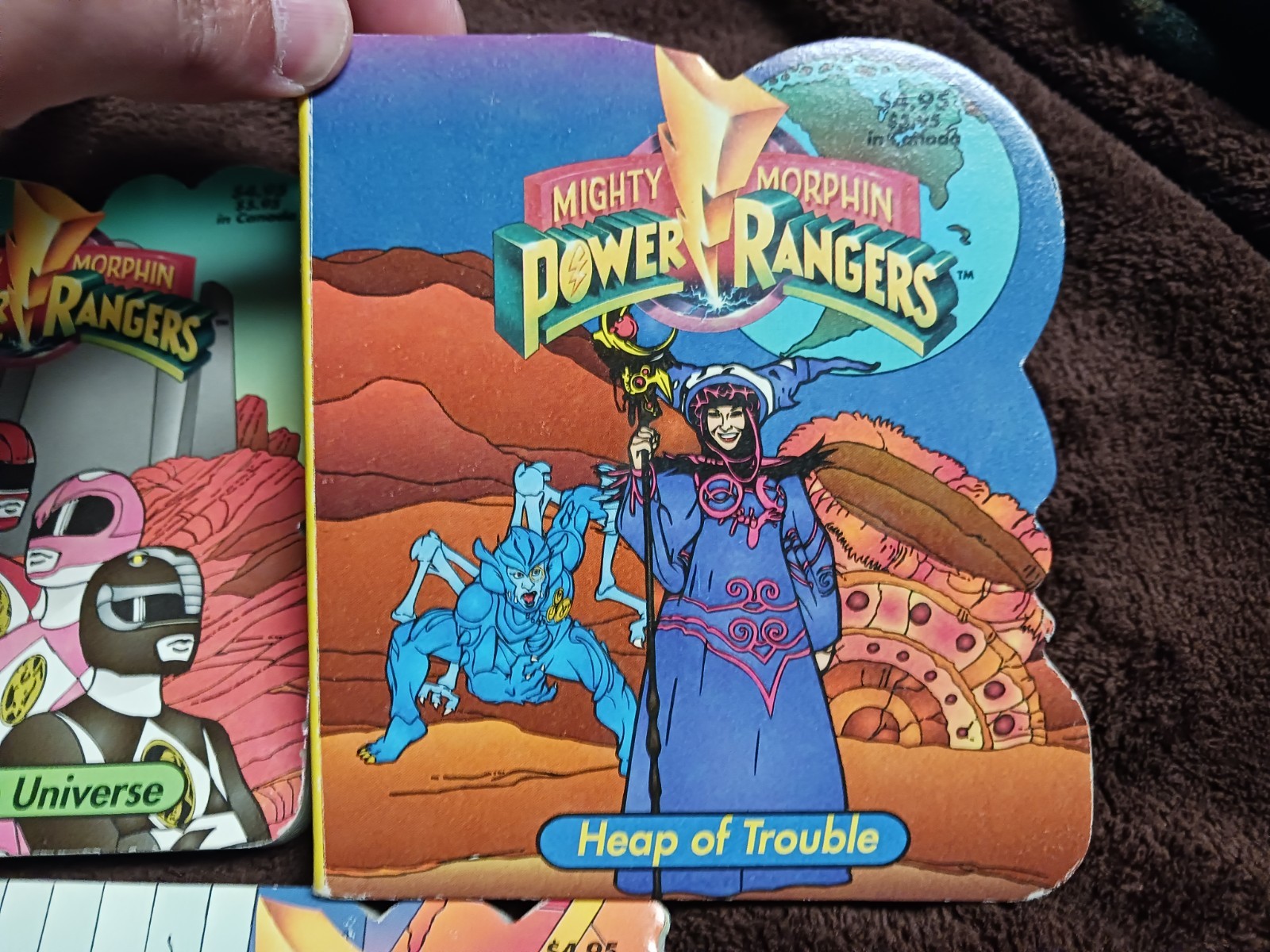 Vintage Mighty Morphin Power Rangers Honey Bear Board Books Lot Of 3 1994