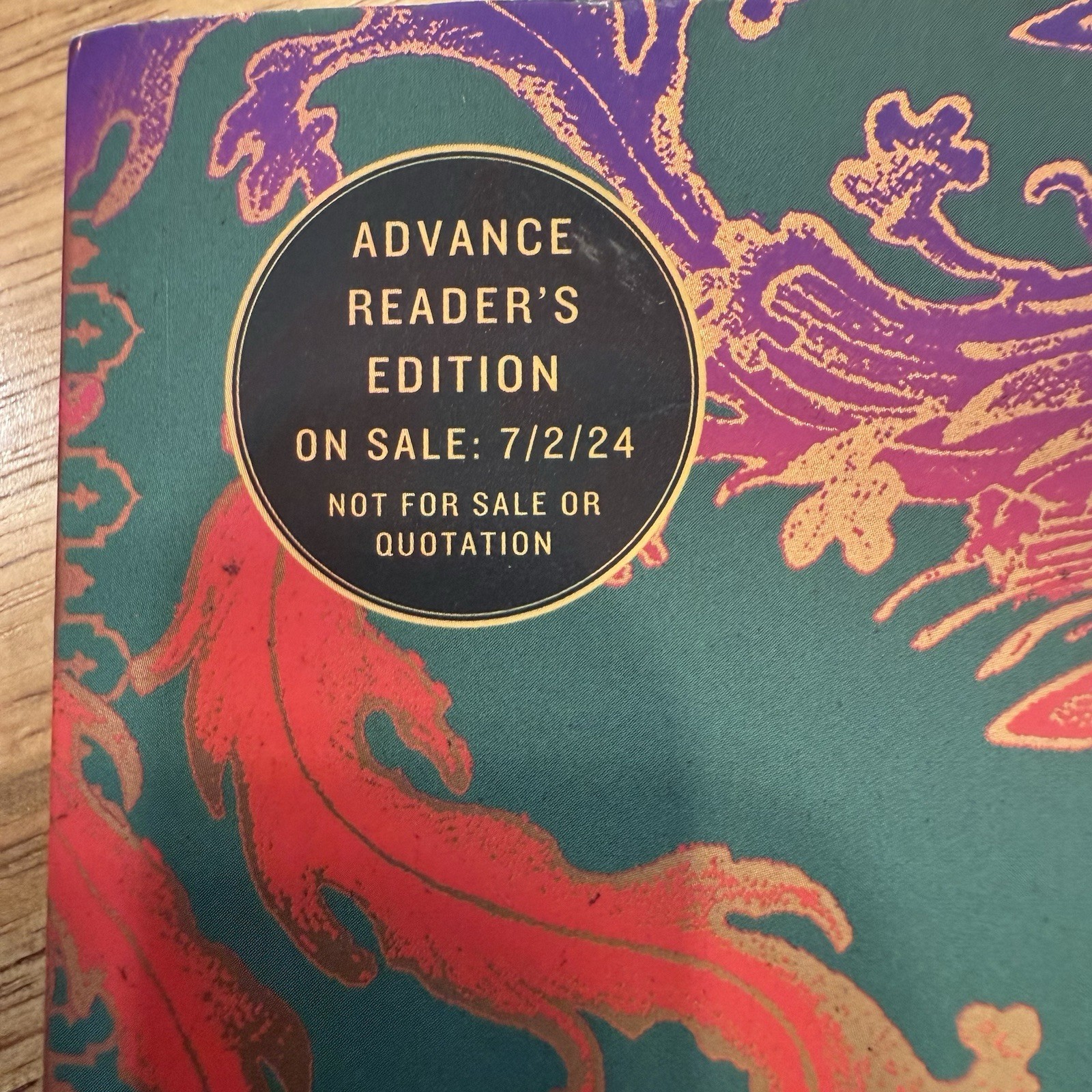 The Lion Women Of Tehran Advance Reader’s Edition Marjan Kamali ARC Paperback