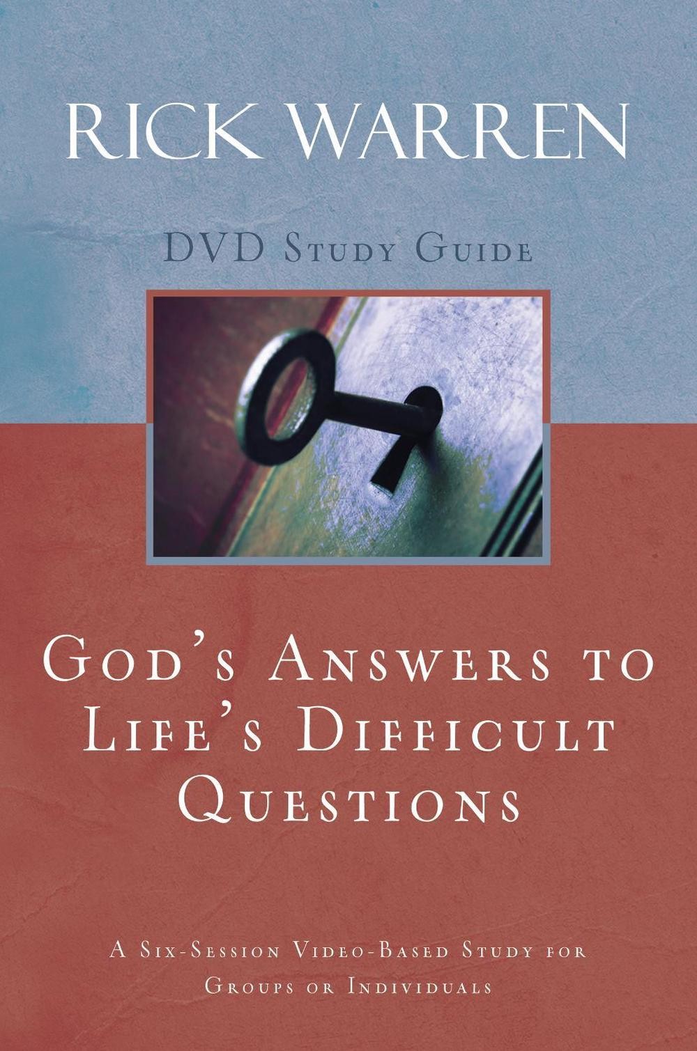 God’s Answers to Life’s Difficult Questions Bible Study Guide by Rick Warren (En