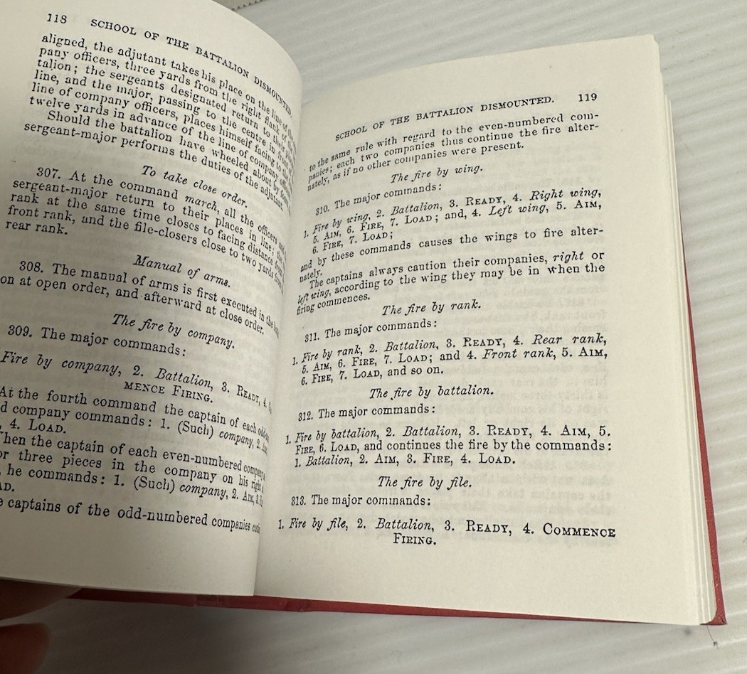 United States Army Cavalry Tactics Infantry Artillery Reprint of 1874 Ed HC