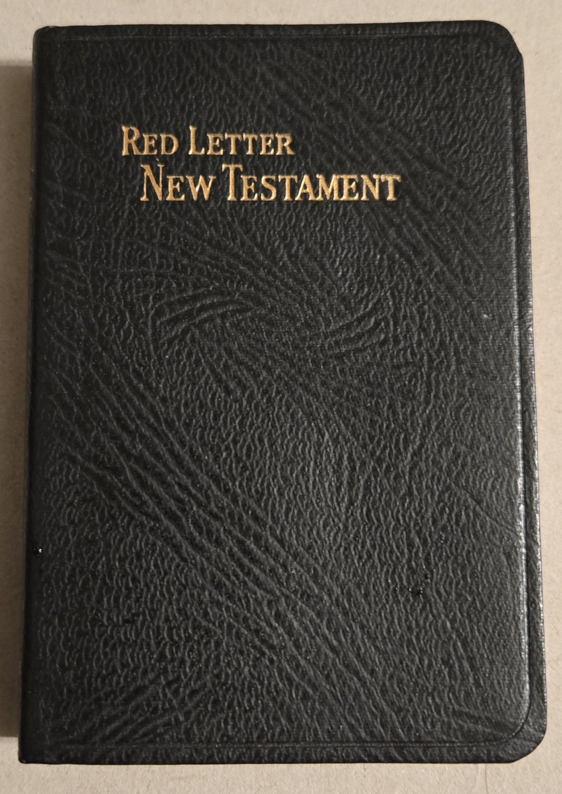 Vintage Red Letter Pocket New Testament Collins Press Great Britain