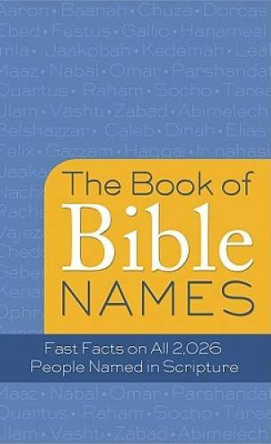 The Books Of Bible Names (Value Books) – Mass Market Paperback – GOOD