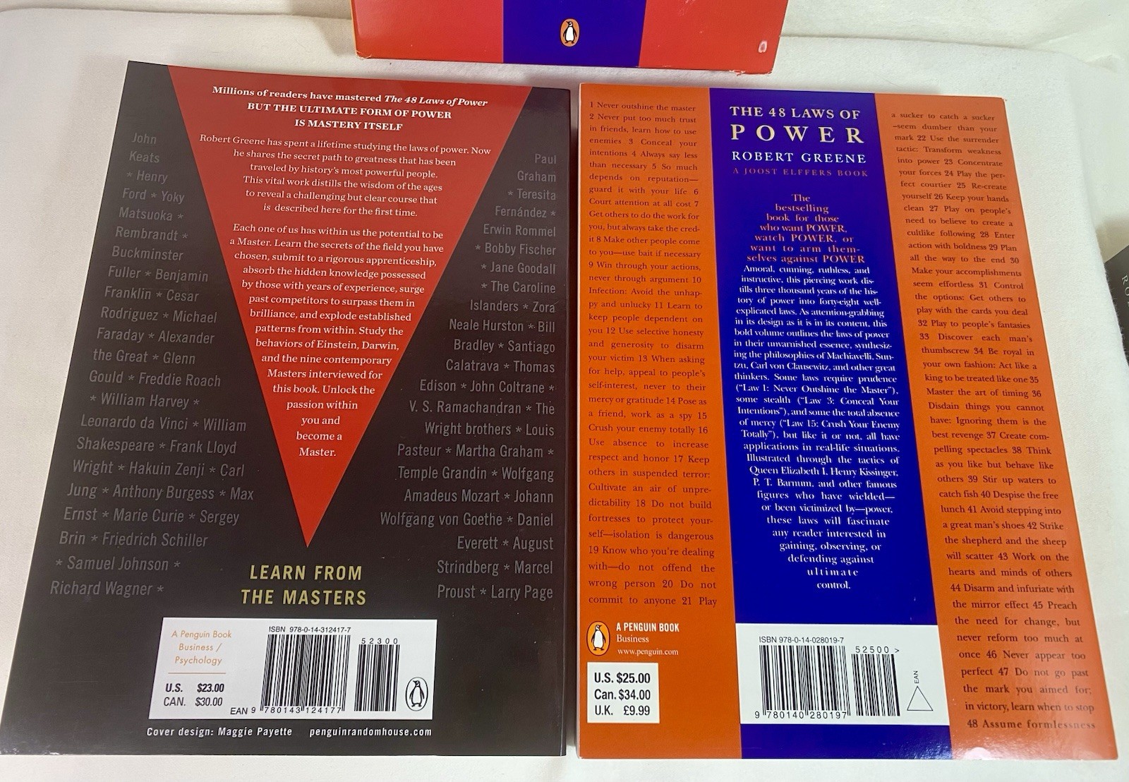 Robert Greene Collection Of 4 Books – Box Set Of 2 Plus 2 More – Signed Edition!