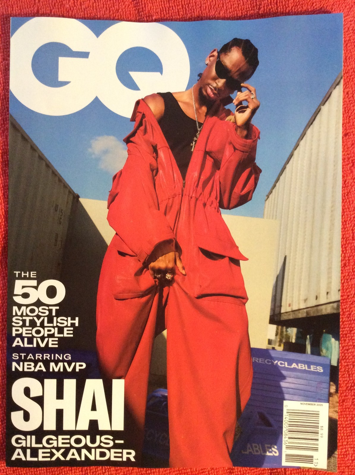GQ GENTLEMAN’S QUARTERLY NOVEMBER 2025 SHAI GILGEOUS-ALEXANDER 50 STYLYSH PEOPLE