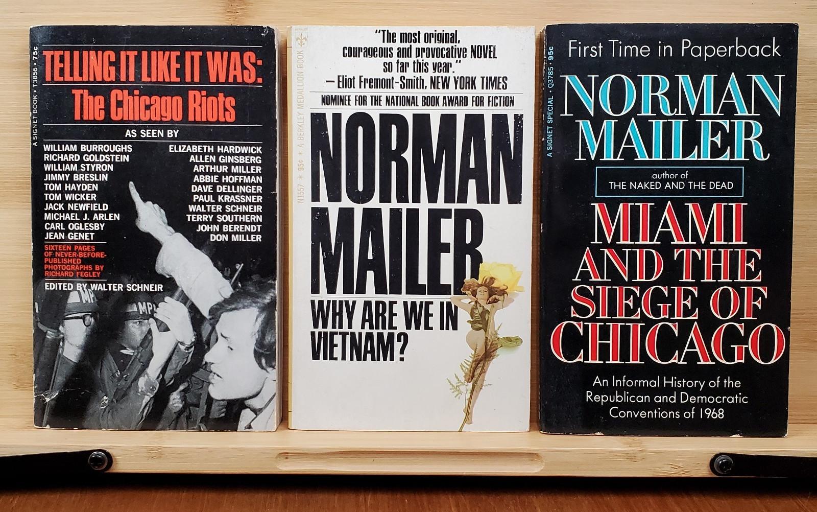 Vintage 1960s Civil Rights Book Lot of 20 1968 Chicago Vietnam Watergate 1970s