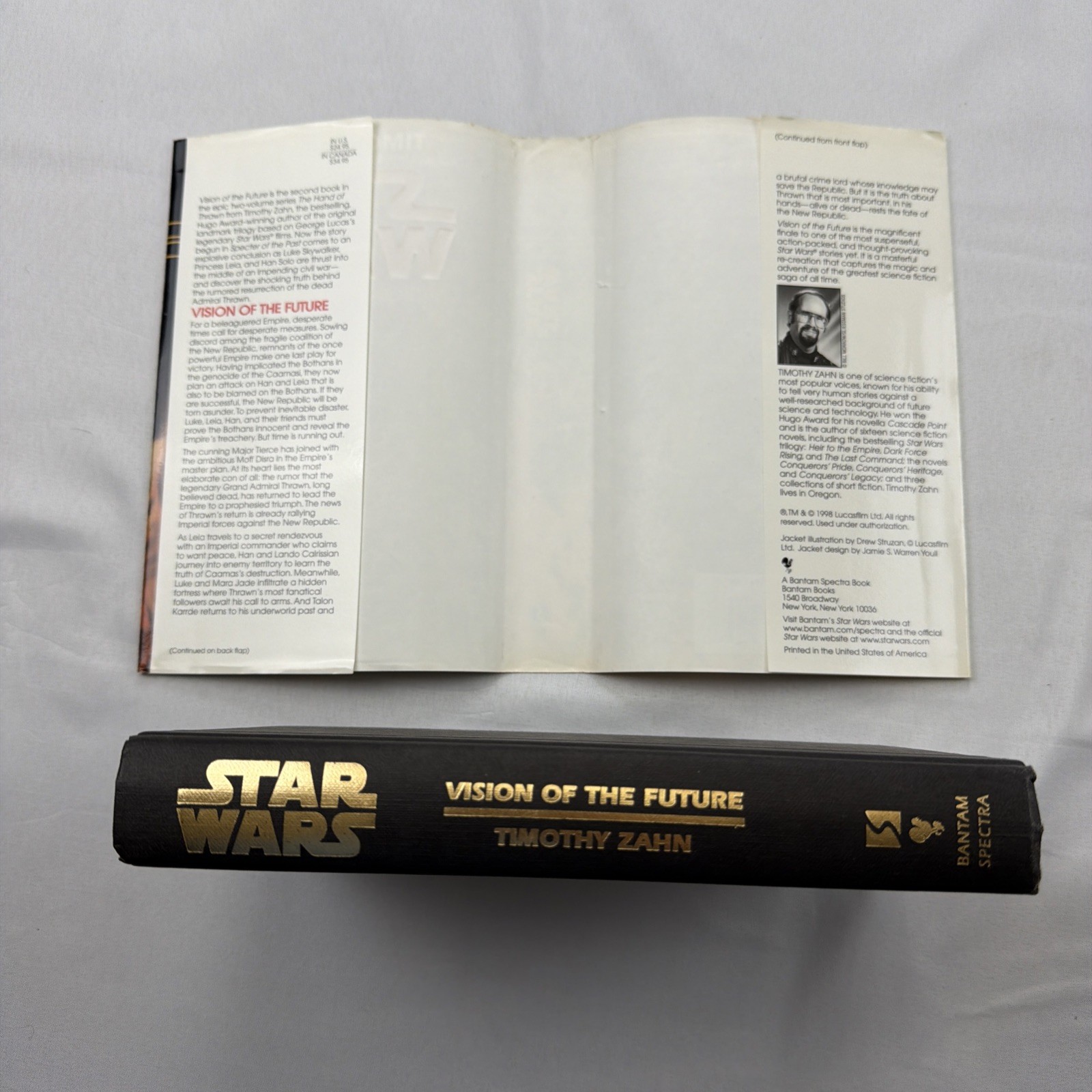 Star Wars Spectre of the Past Vision Future Zahn First 1st Edition Hardcover Set