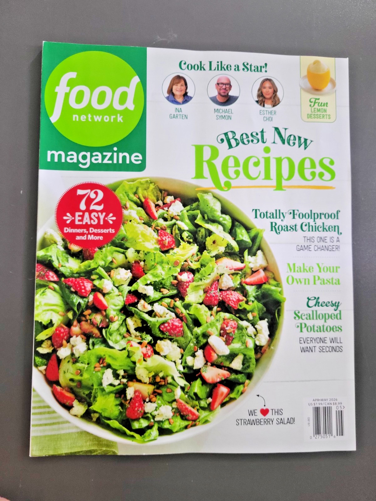 Food Network Magazine – April/May 2026 Edition – New Recipes – 72 Easy Dinners