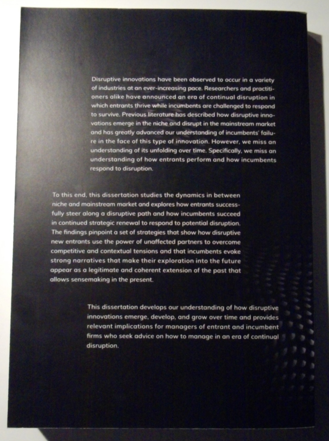 Disruptive Innovation From A Process View von Neele Petzold