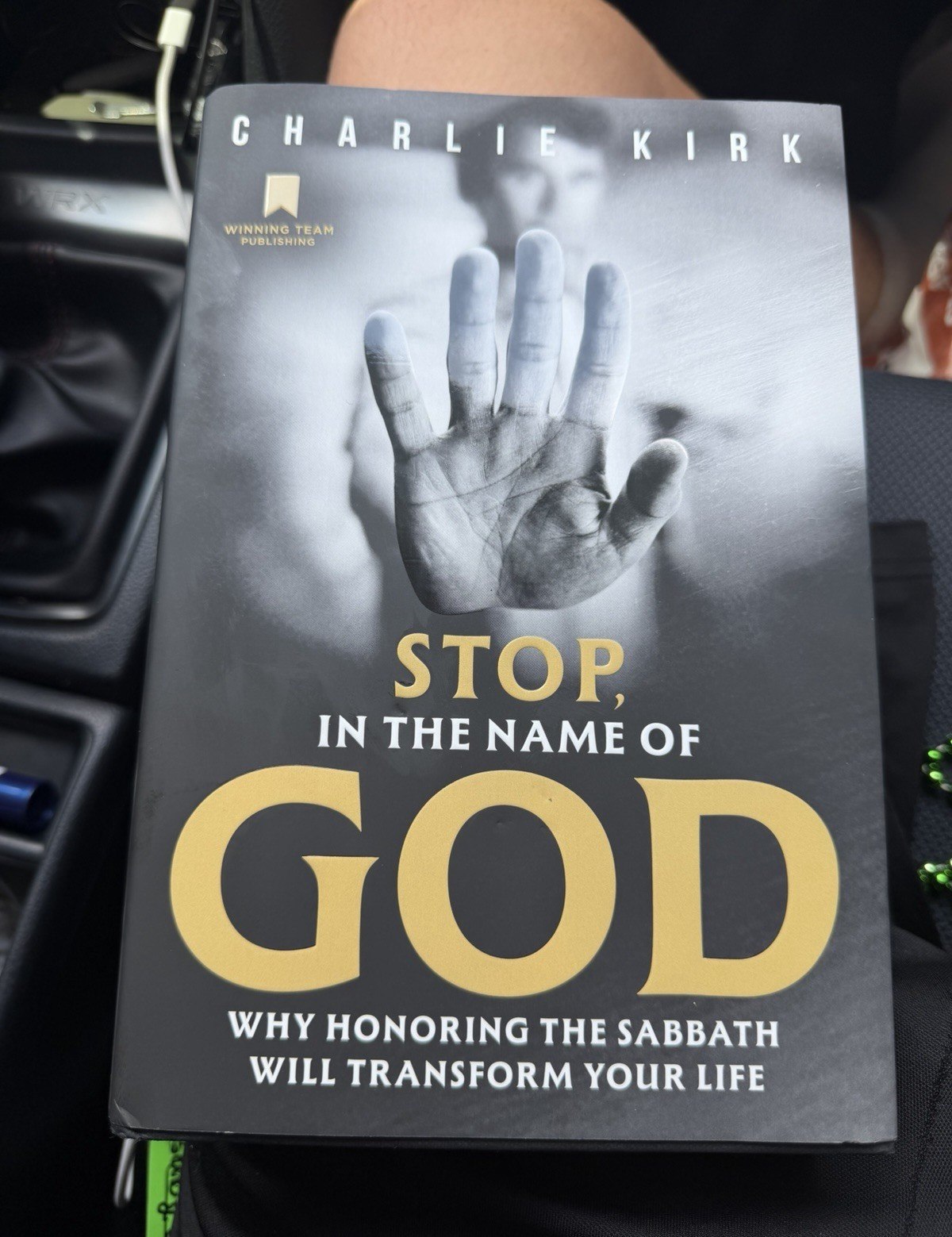 Charlie Kirk Stop, in the Name of God Hardcover Signed Erika Kirk Inscribed