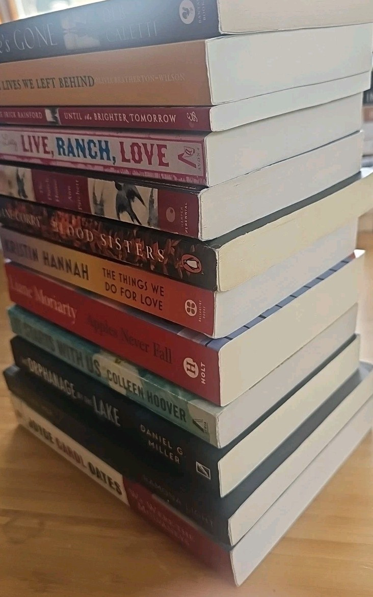 Colleen Hoover Kristin Hannah Liane Moriarty + 9 More Book Lot 12 Novels