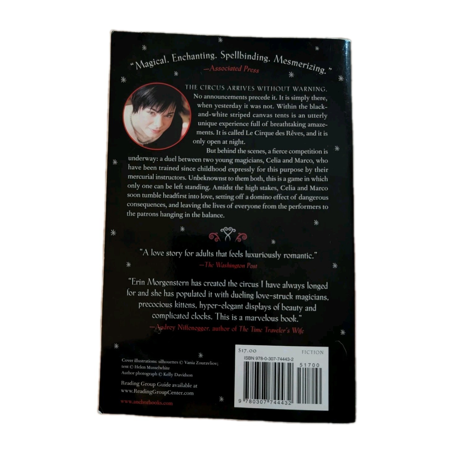 Night Circus : A Novel by Erin Morgenstern (2012, Trade Paperback)