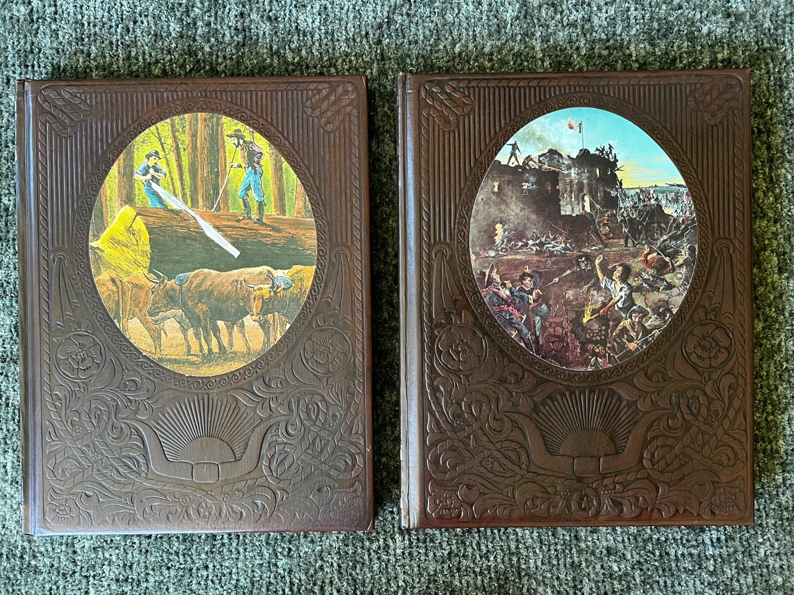 COMPLETE SET OF 26- Time Life The Old West Leatherette Hardcover (no index)