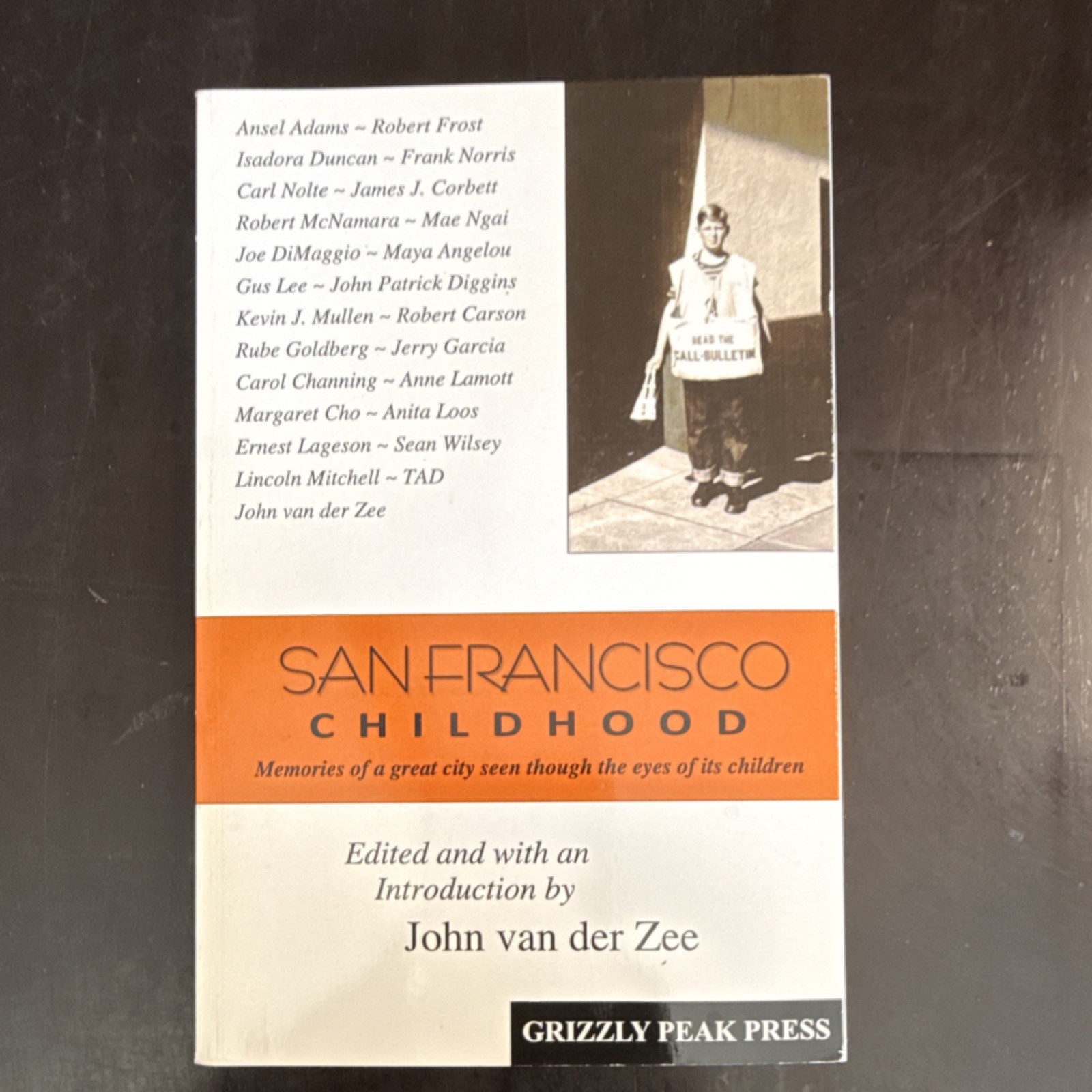 San Francisco Childhood by John Van der Zee Trade Paperback Grizzly Peak Press
