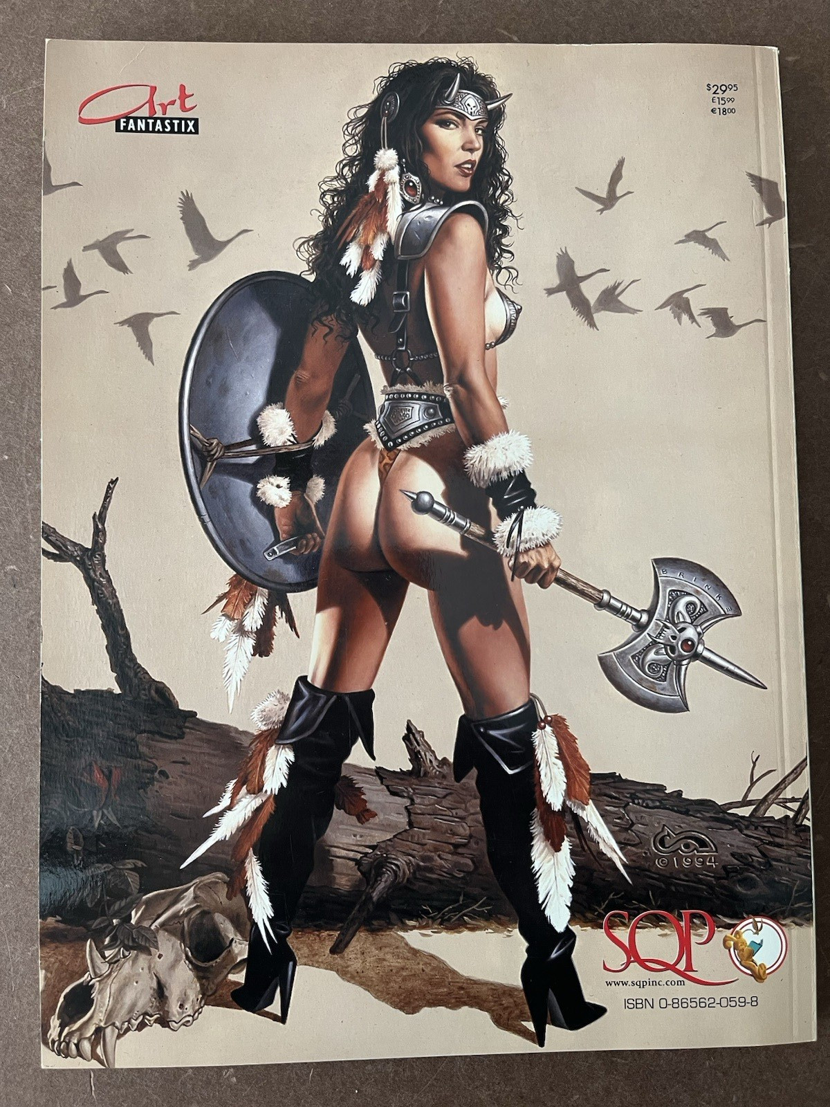 THE ART OF CLYDE CALDWELL 1984 128 PAGES VERY NICE SHAPE BEAUTIFUL BOOK