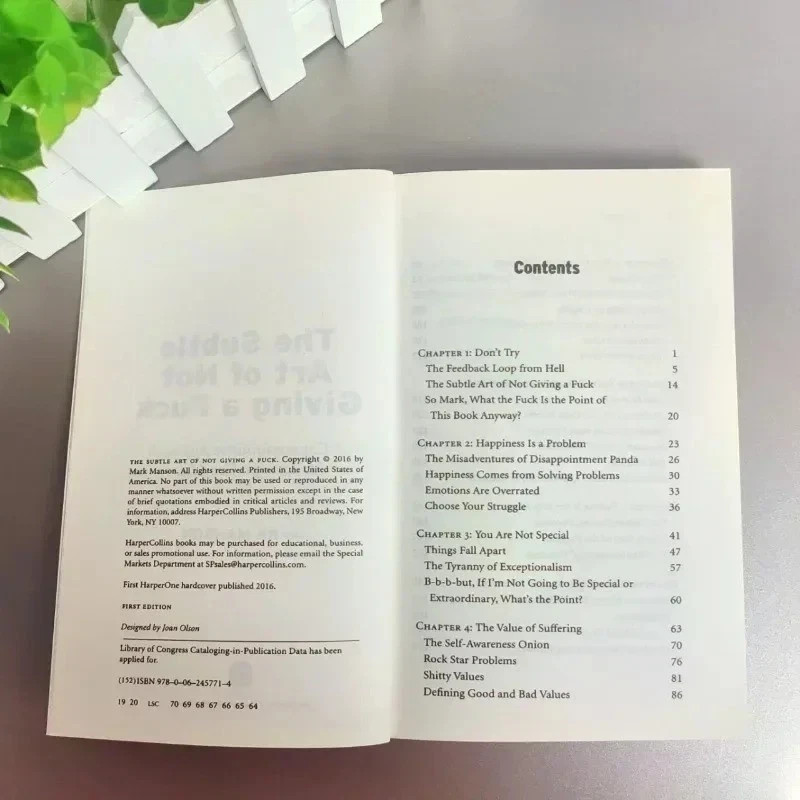 The Subtle Art of Not Giving A Fuck by Mark Manson