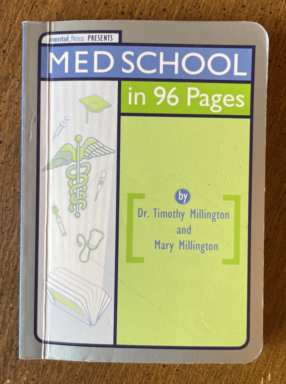Med School in 96 Pages by Dr. Timothy Millington and Mary Millington GREAT GIFT!