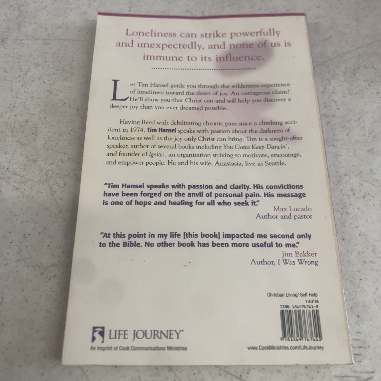 Dancin’ Toward the Dawn: Discovering Joy in the Darkness by Hansel Signed