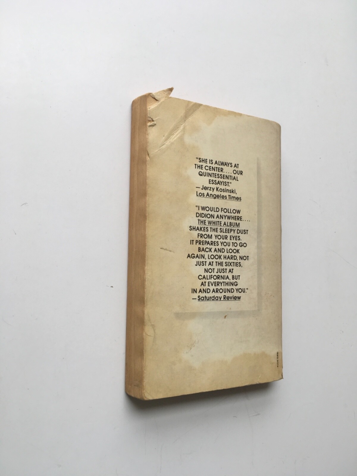 The White Album – Mass Market Paperback By Joan Didion – ACCEPTABLE