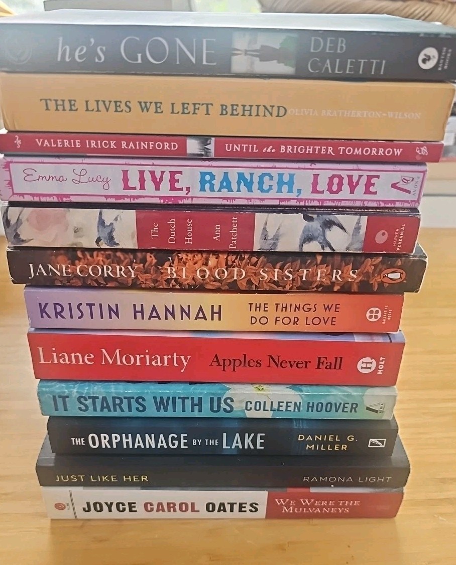 Colleen Hoover Kristin Hannah Liane Moriarty + 9 More Book Lot 12 Novels