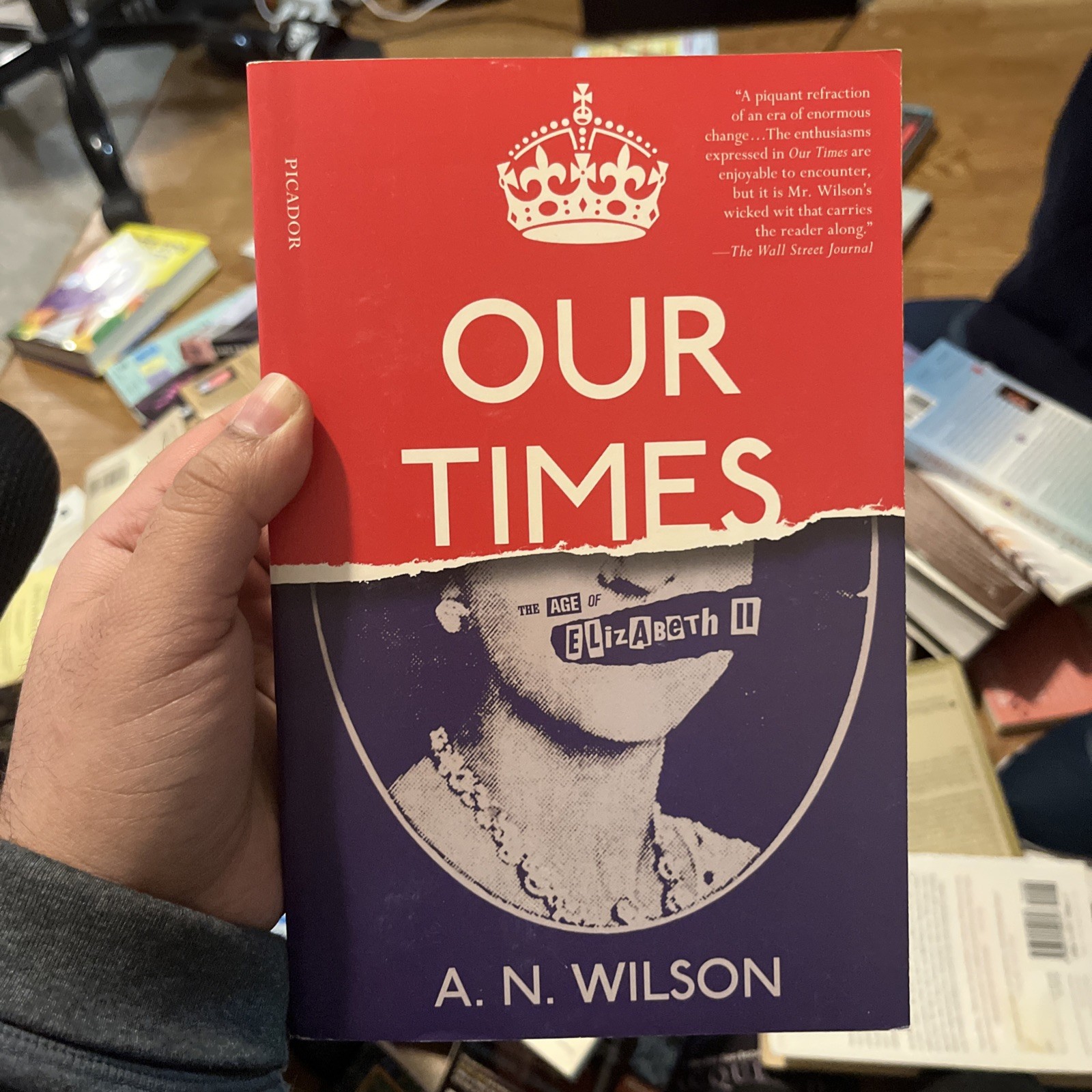 Our Times The Age of Elizabeth II by A N Wilson 2011 Trade Paperback 528 Pages