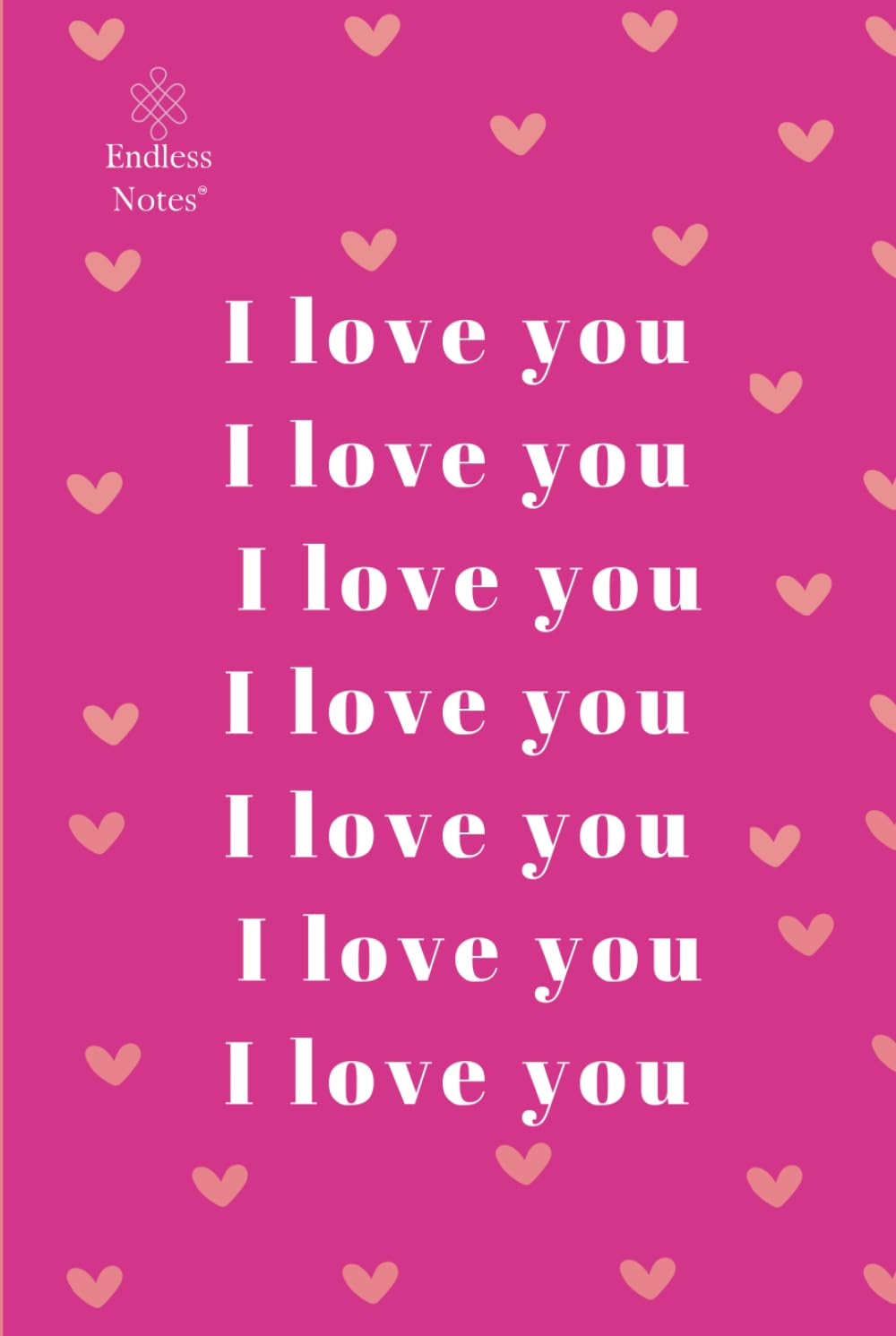 “I Love You” Book – Romantic Gift with 240 Pages of “I Love You” – Perfect for V