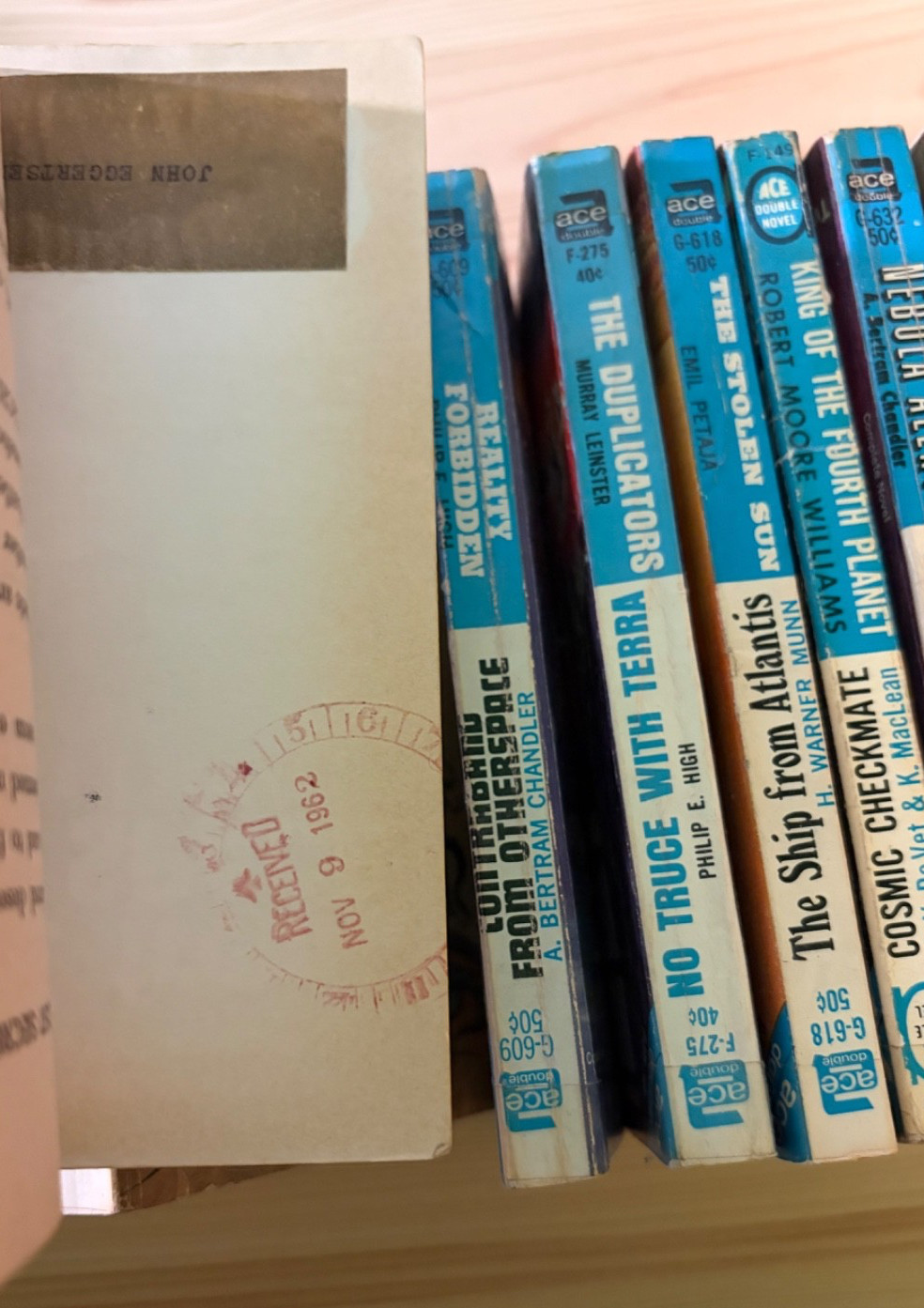 Lot of 21 Ace Double Novels – Vintage 1960s Science Fiction (English, Paperback)