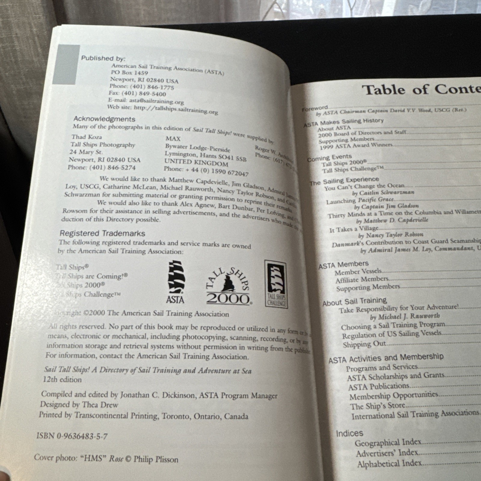 Sail Tall Ships! 12th Edition : A Directory of Sail Training and Adventure at…