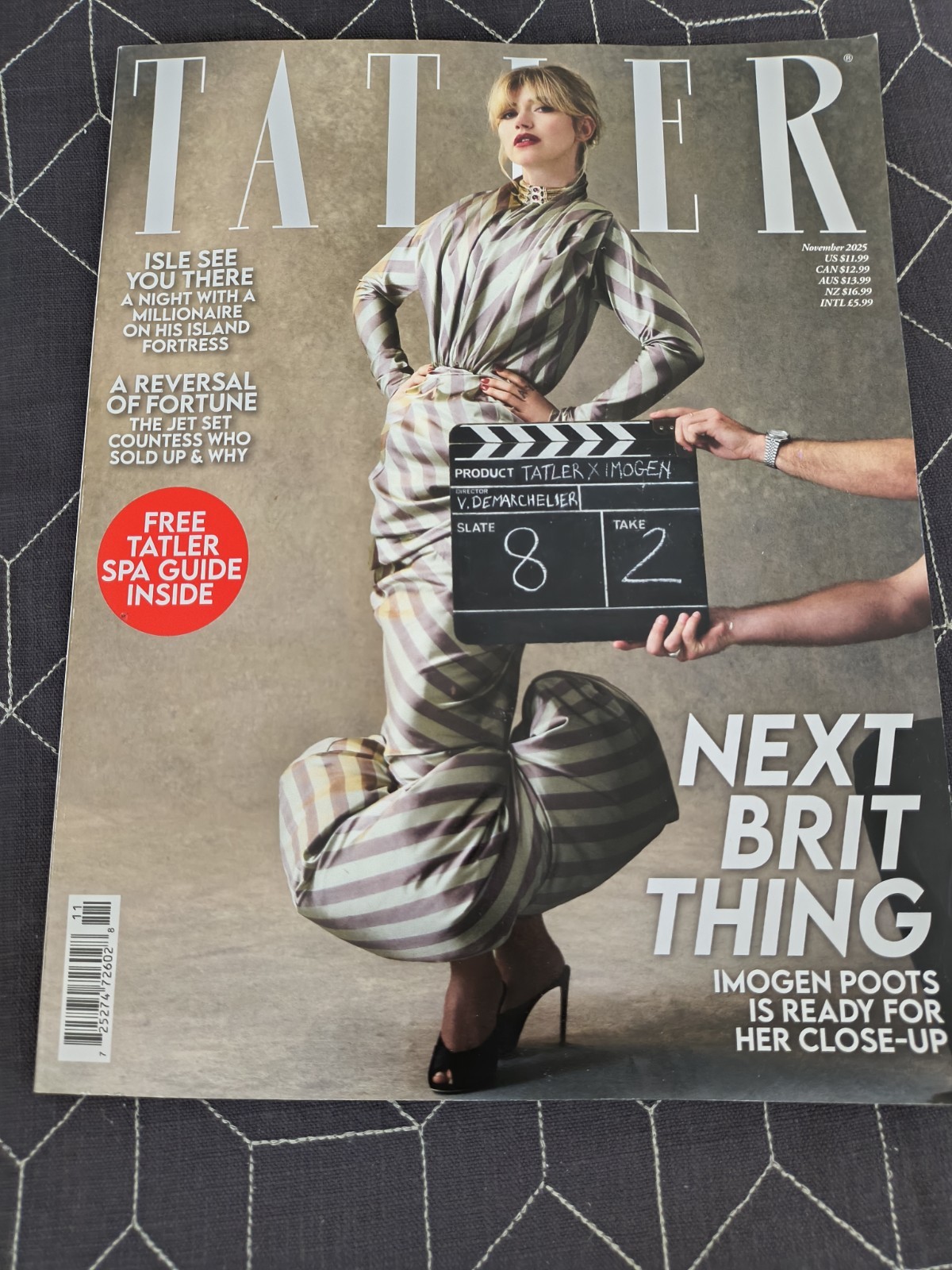 Tatler Magazine (UK) issue November 2025 Vol. 320 No.11 Spa guide Imogen