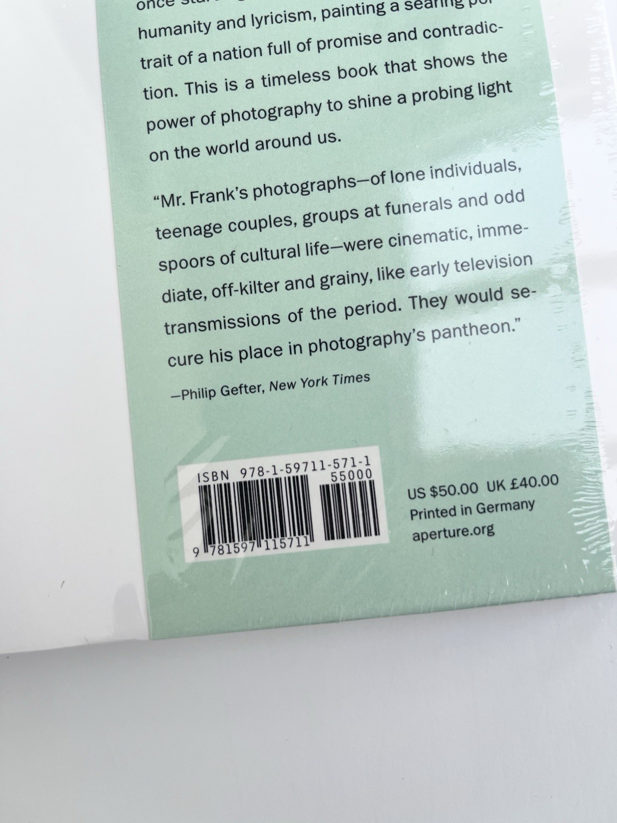 Robert Frank: The Americans Hardback Aperture