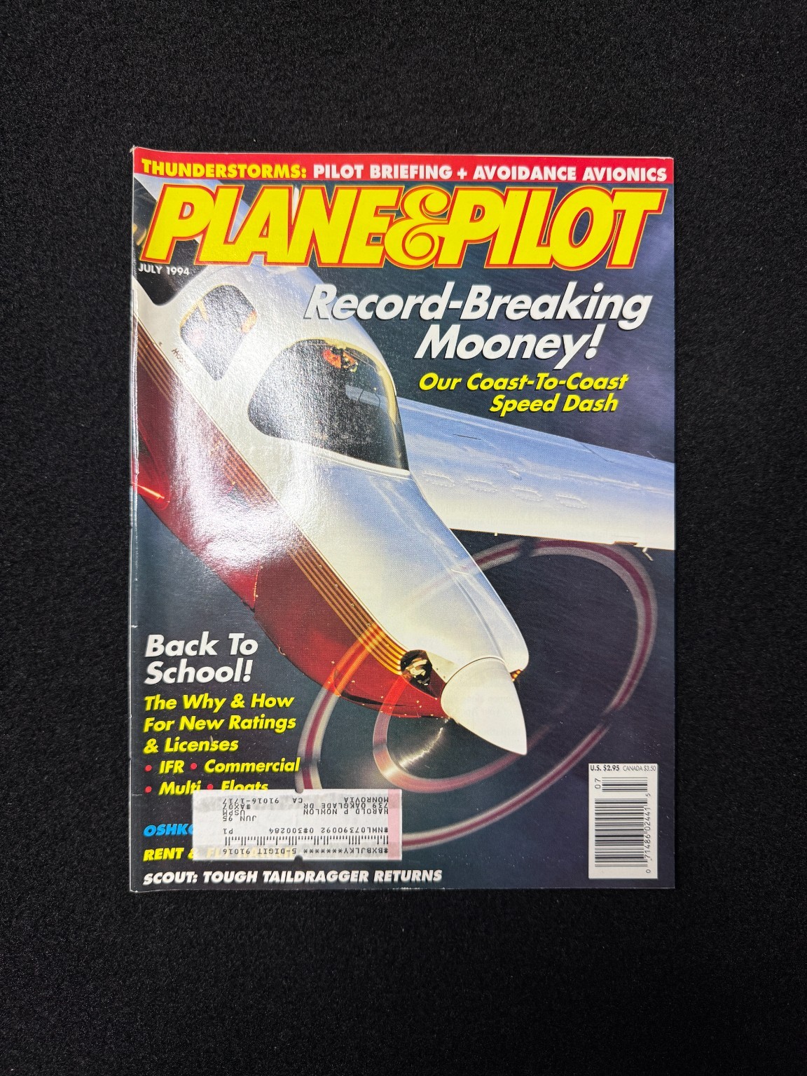 Plane & Pilot Magazine July 1994 Aviation Aircraft GPS Flight Training Vintage
