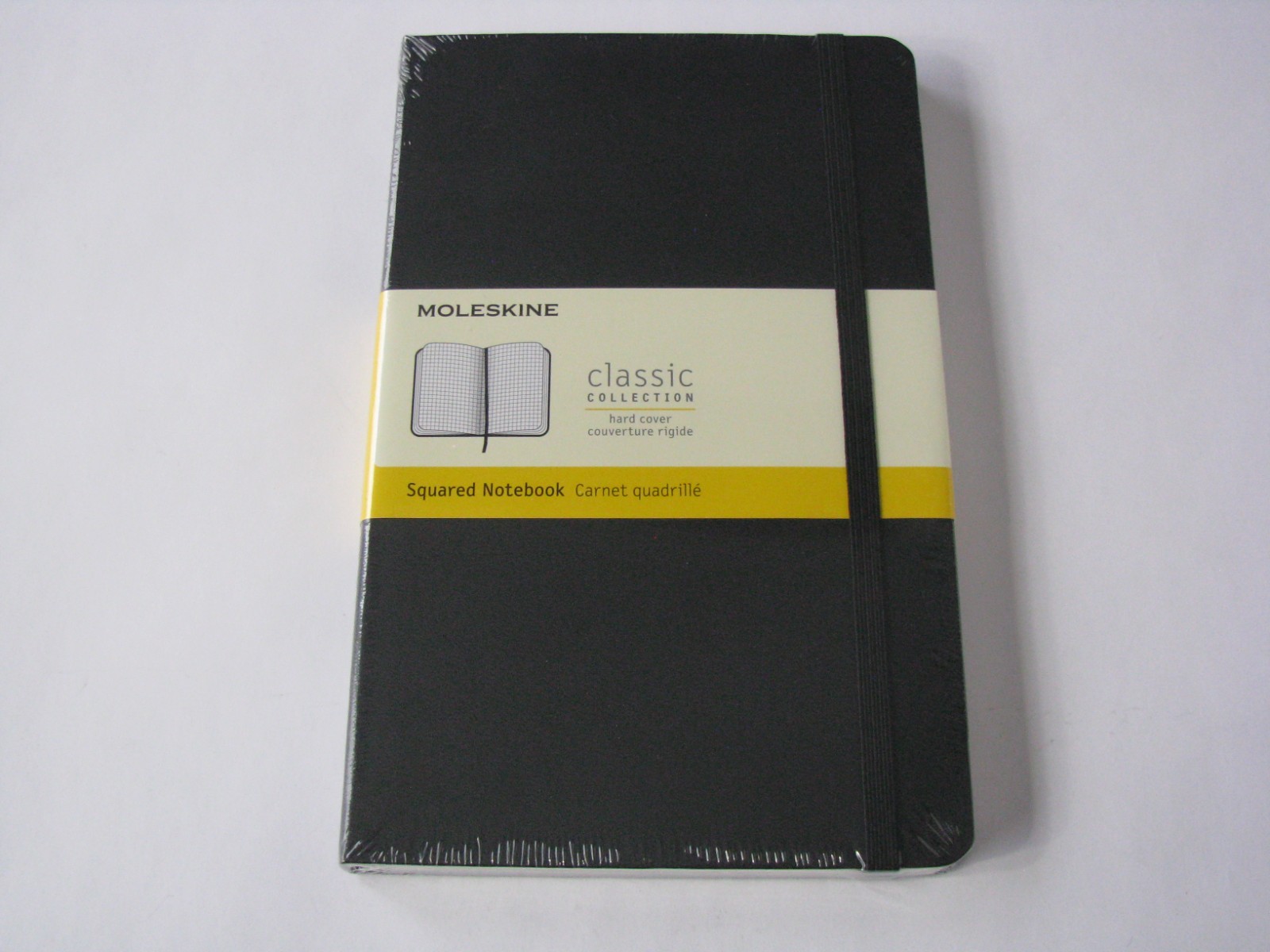 Moleskine Classic Black Hardcover Squared Notebook 240 Pages 5” x 8-1/4” SEALED