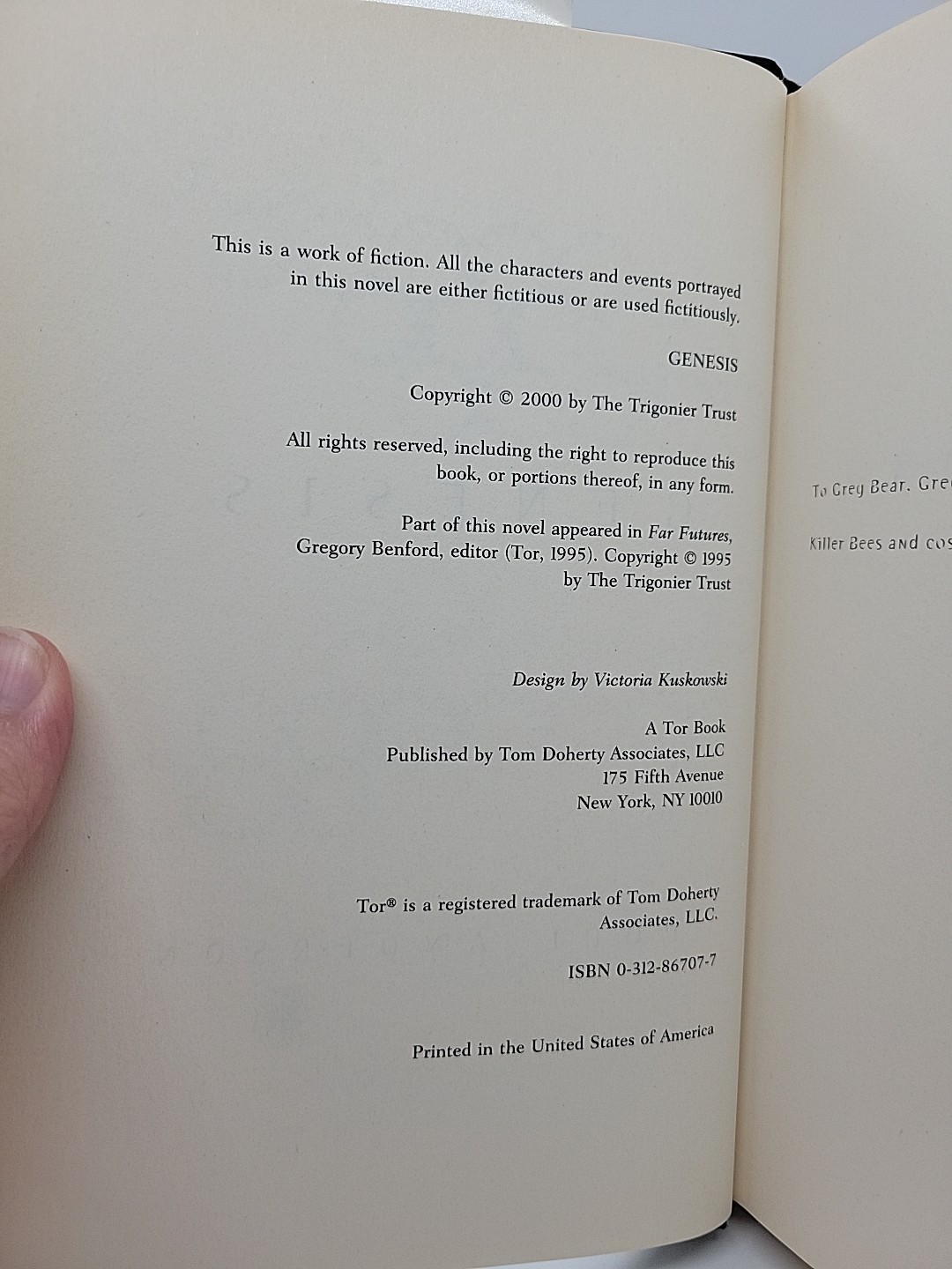 Genesis by Poul Anderson (First Edition)