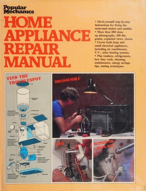 Popular Mechanics Home Appliance Repair Manual Hardcover Allen D.
