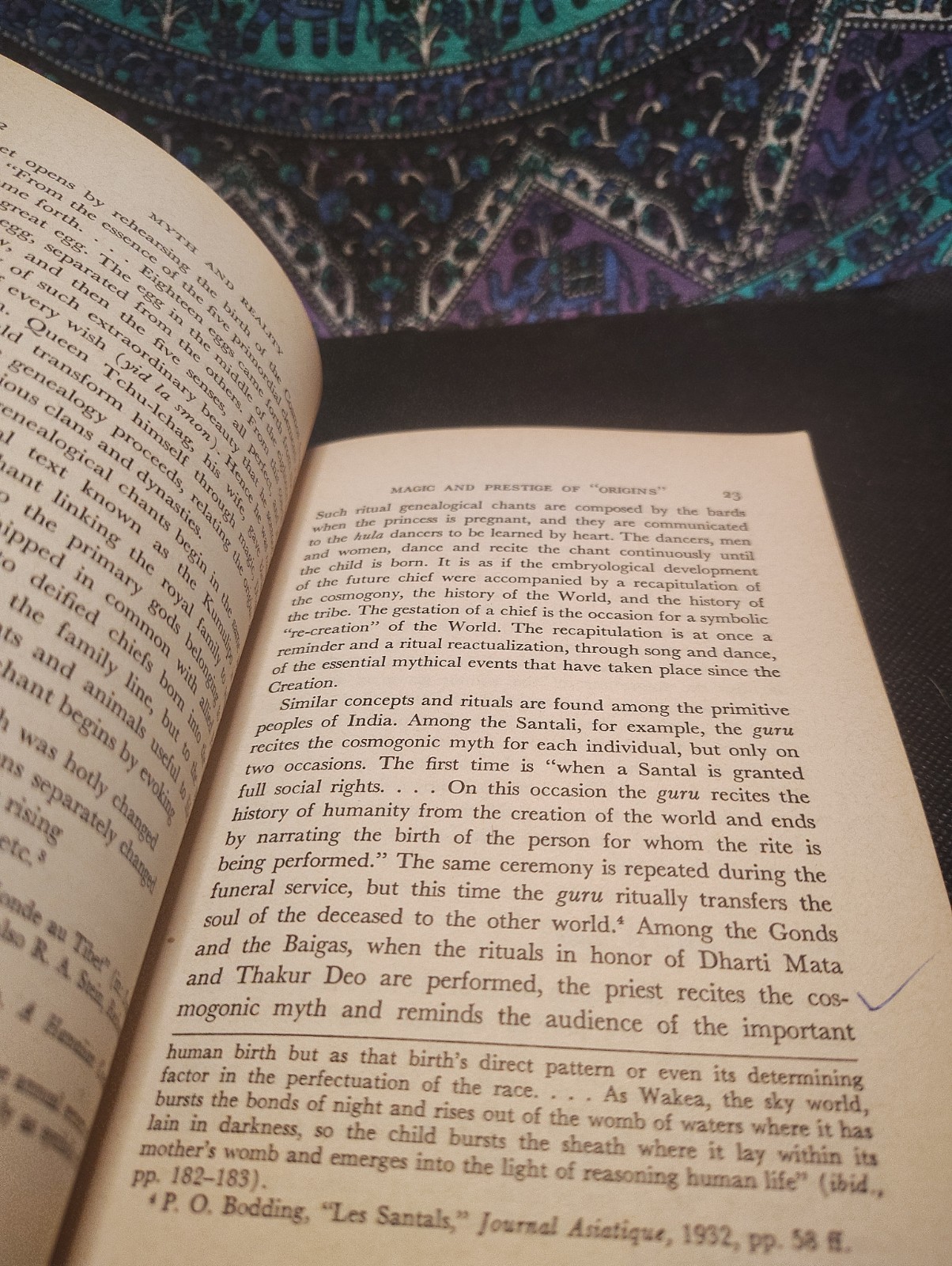 Myth and Reality Cosmos and History Mircea Eliade Myth and Meaning Levi-Strauss