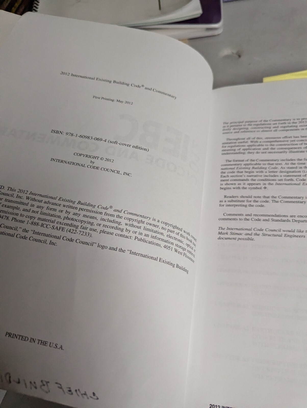2012 IEBC Code and Commentary – Paperback By ICC
