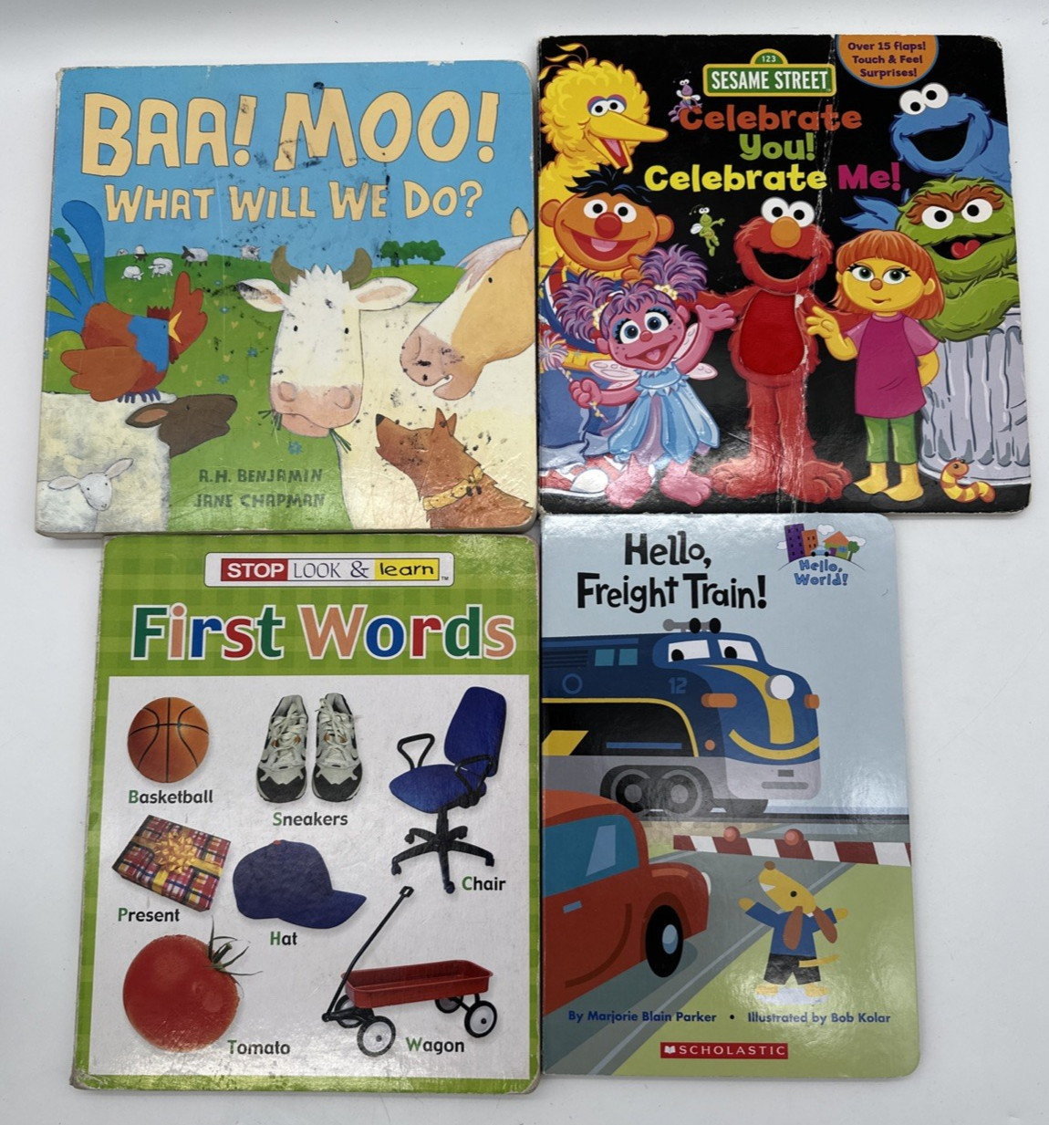 Lot of 15 Board Books Childrens Toddler Preschool Kids Mixed Titles Acceptable