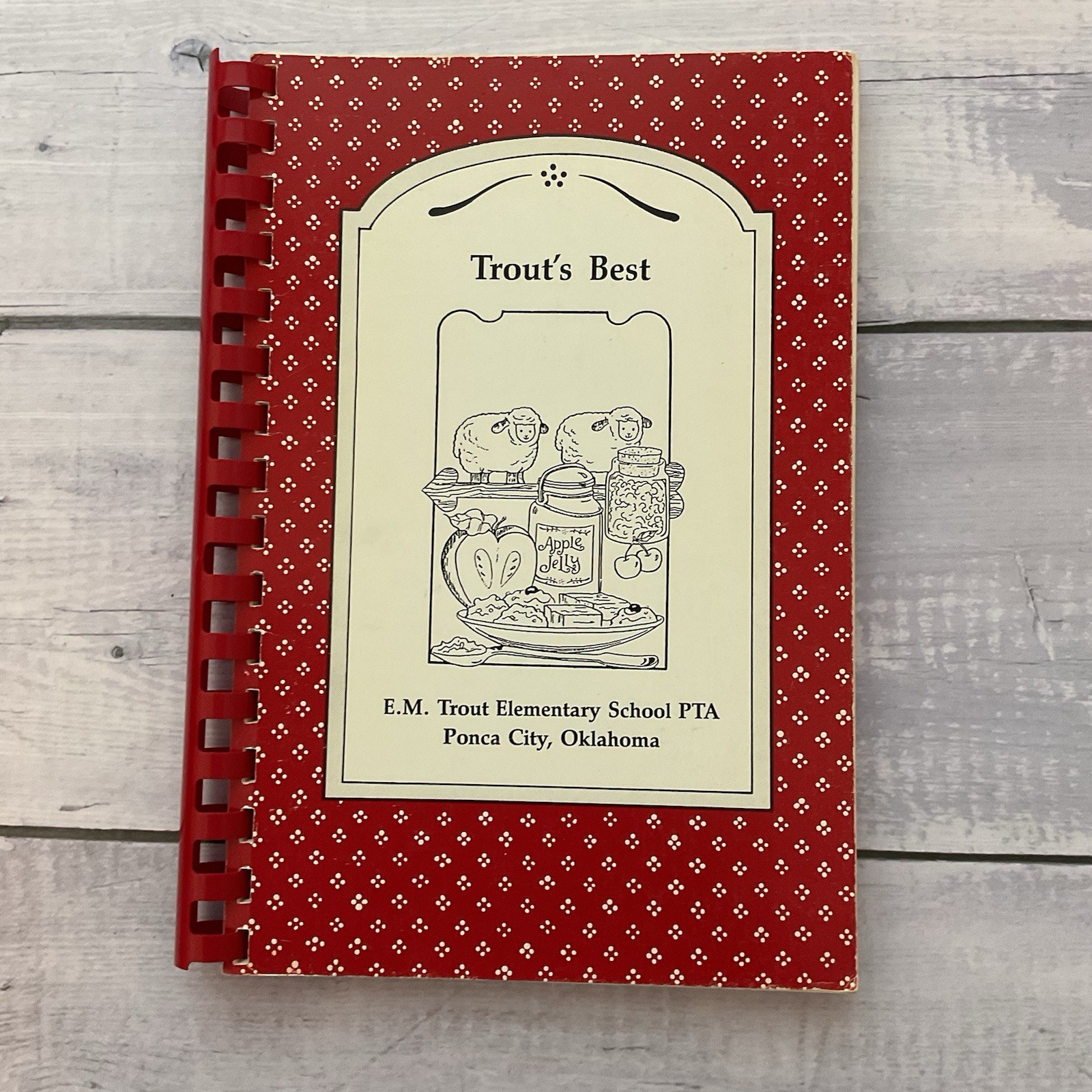 Trout’s Best Cookbook E M Trout Elementary School PTA Ponca City Oklahoma 1991