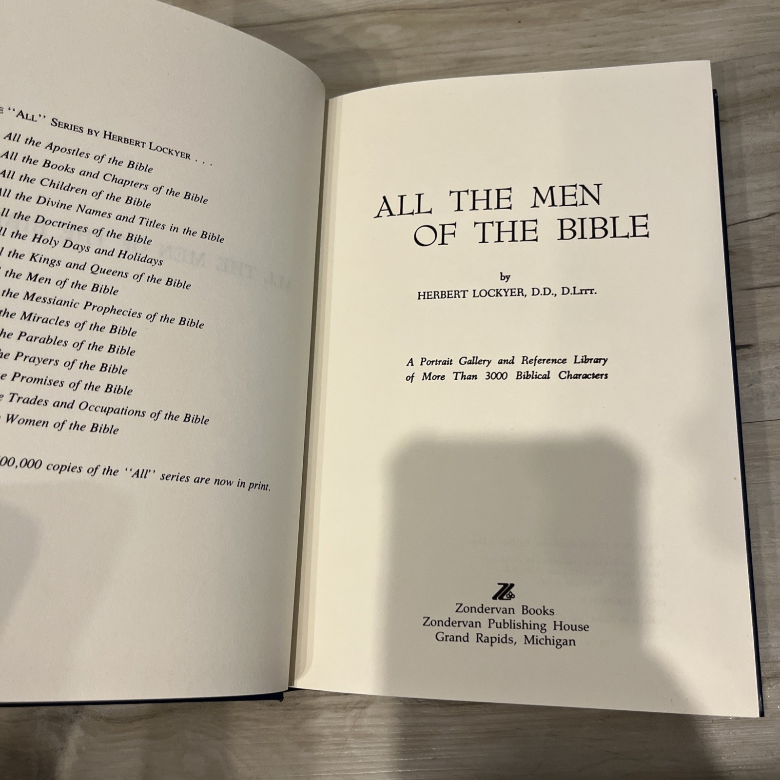 All Of The Bible Series by Herbert Lockyer 9 Volume Set Zondervan Hardcover VGC