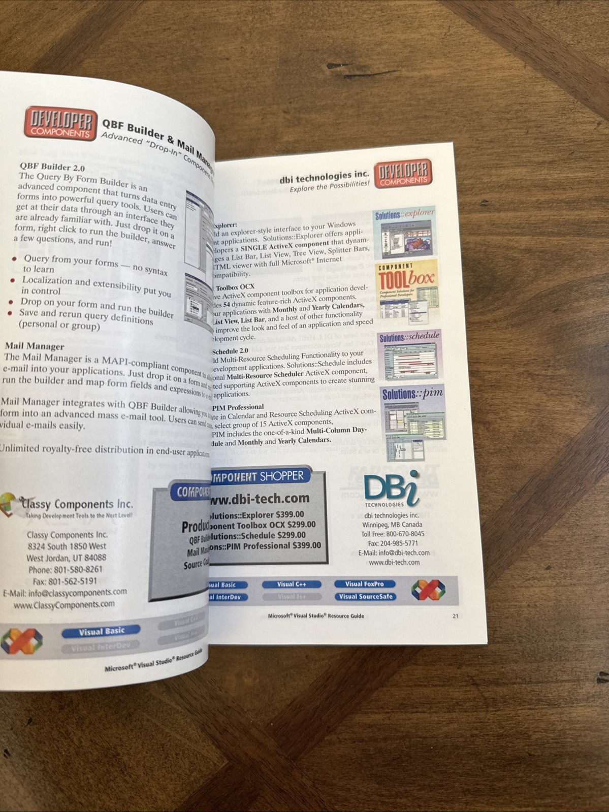 Microsoft Visual Studio Resource Guide Fall 1999/Volume 1.2